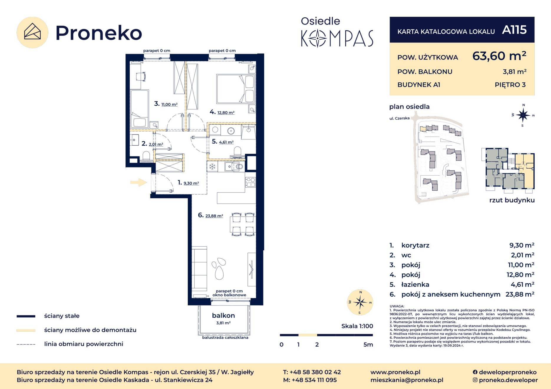 Osiedle Kompas – inwestycja Proneko - lokal A115