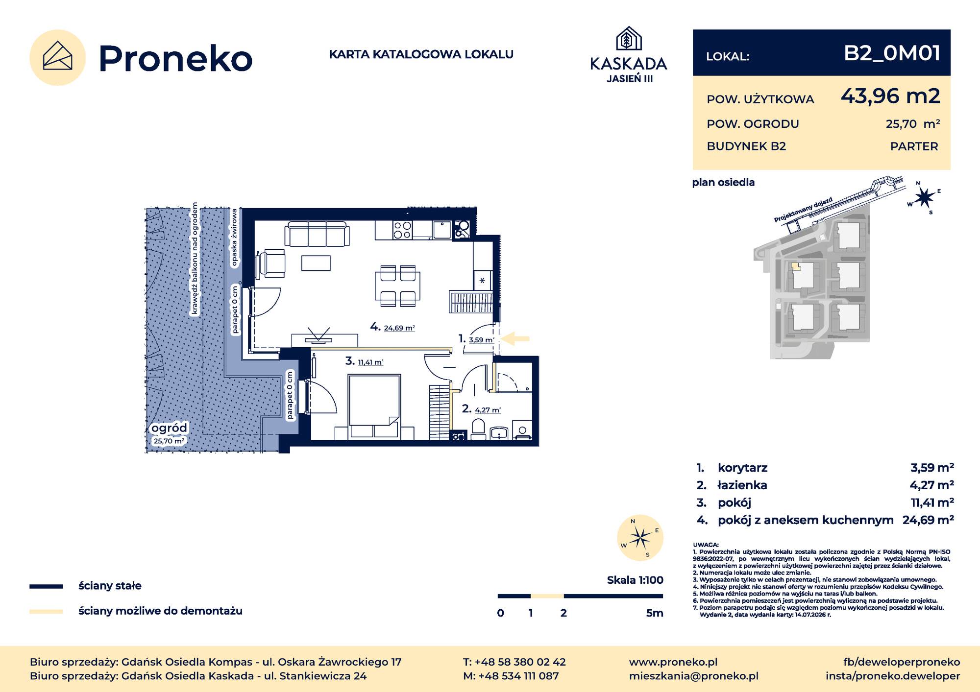 Osiedle Kompas – inwestycja Proneko - lokal B2_0M01