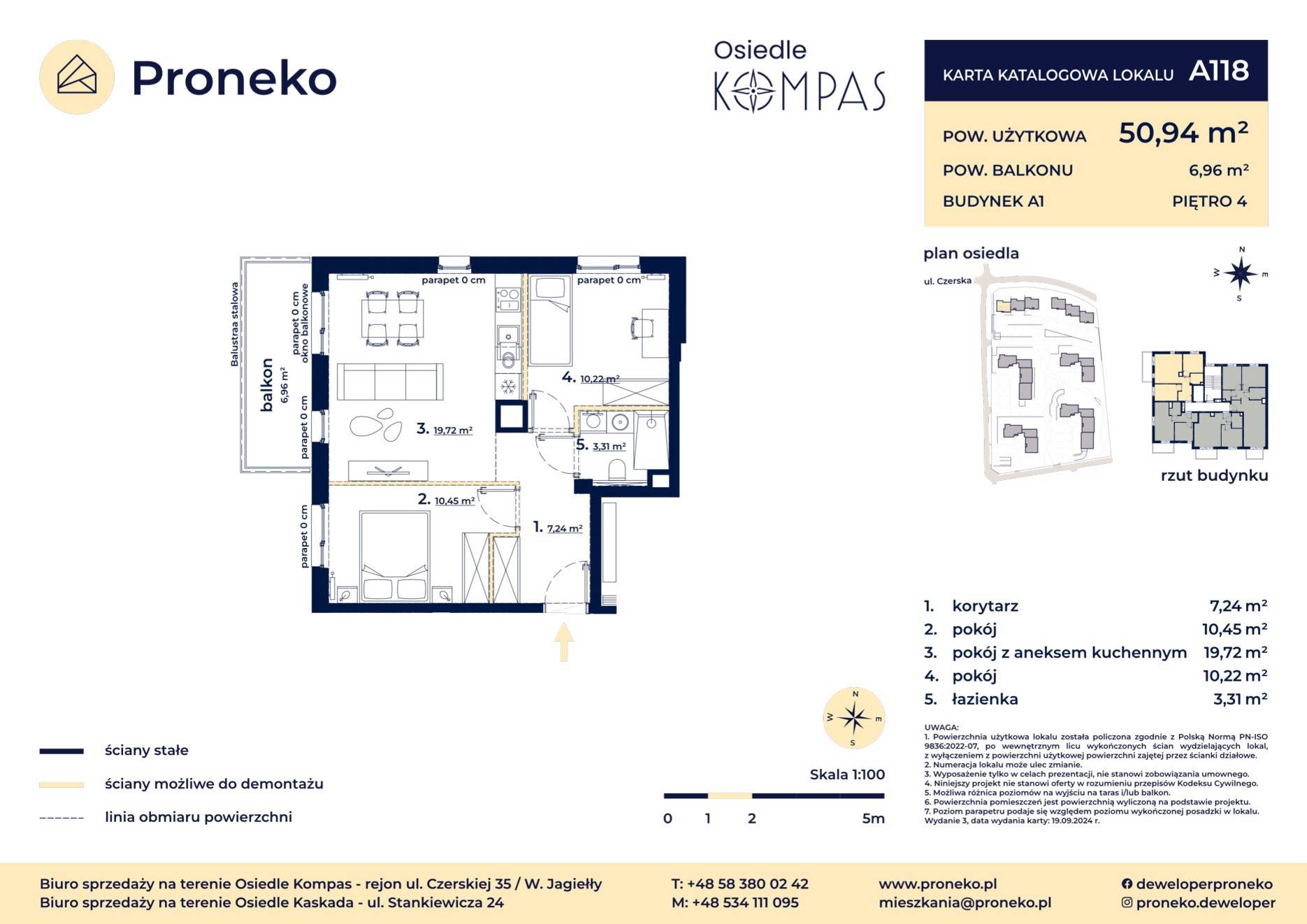 Osiedle Kompas – inwestycja Proneko - lokal A118