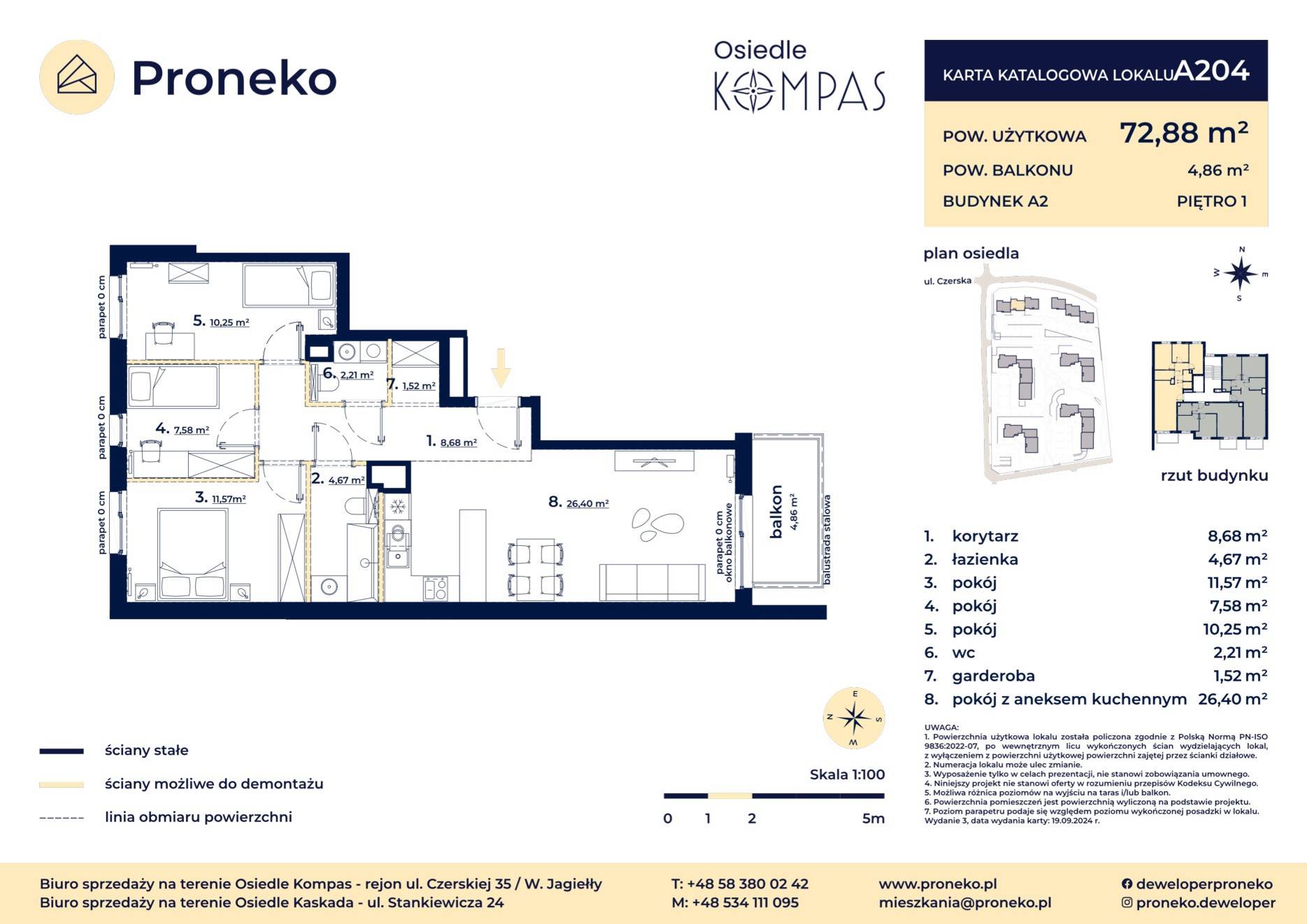 Osiedle Kompas – inwestycja Proneko - lokal A204