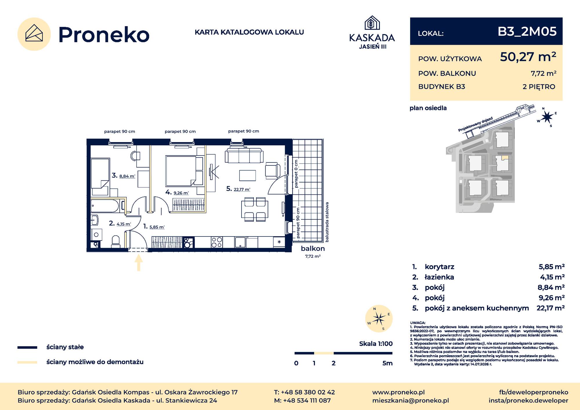 Osiedle Kompas – inwestycja Proneko - lokal B3_2M05