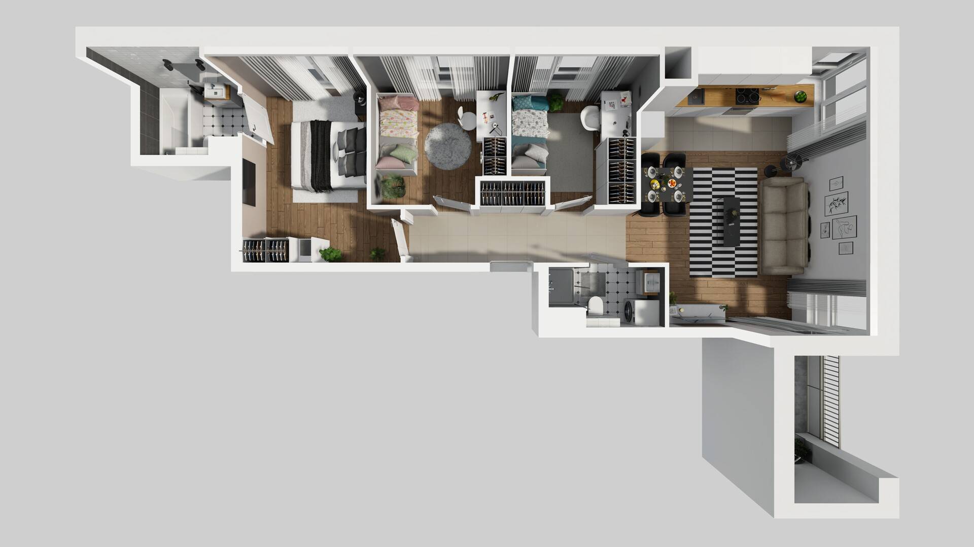 MOKOTÓW SPORTOWY – inwestycja Dom Development - lokal D 34, budynek D