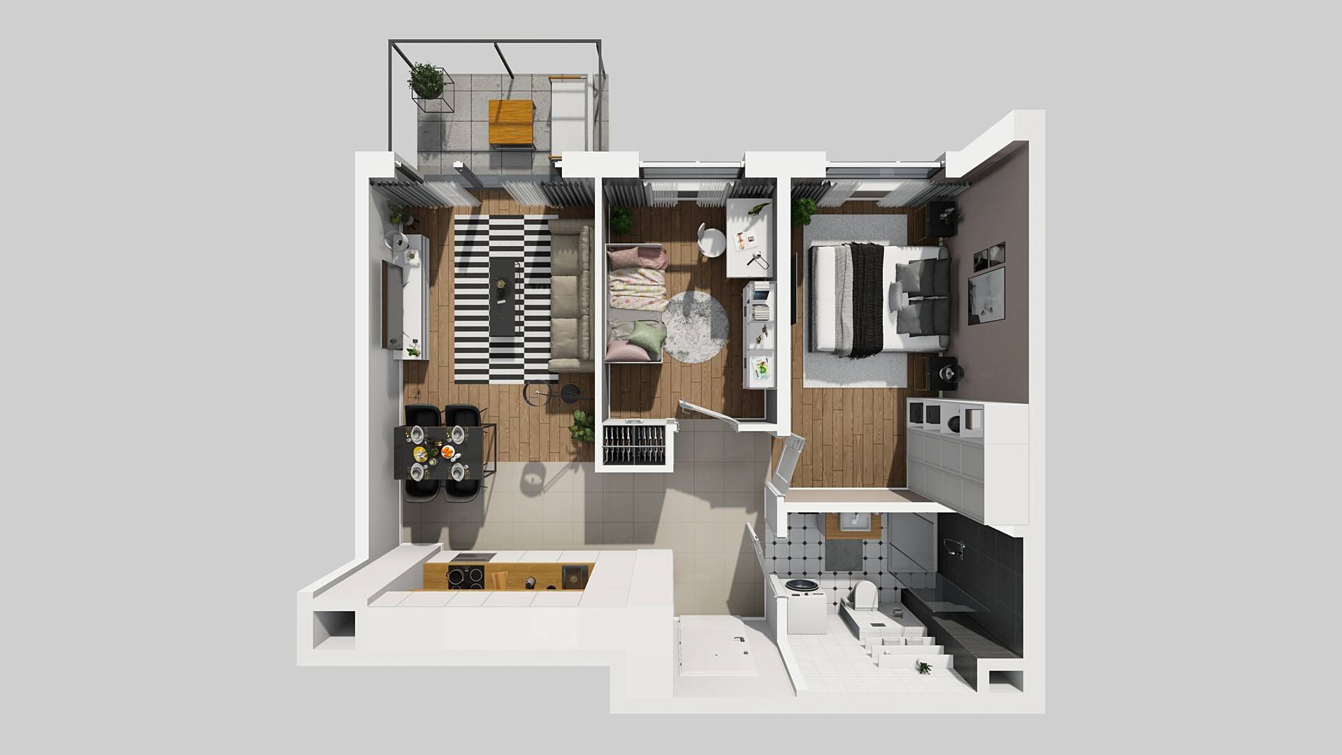 APARTAMENTY BEETHOVENA - lokal A 34, budynek A