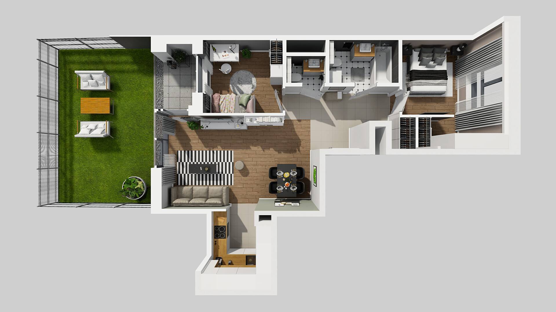 APARTAMENTY BEETHOVENA - lokal B 4, budynek B