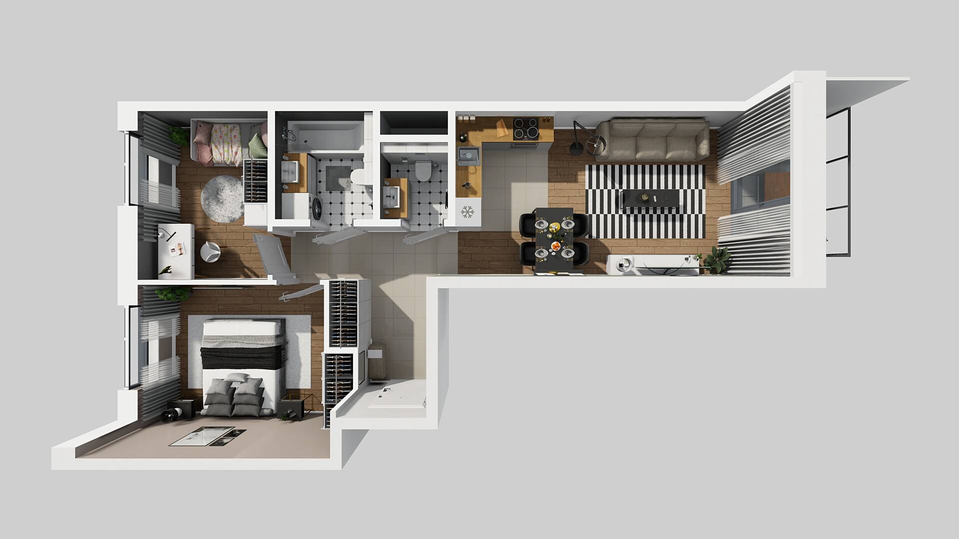 APARTAMENTY BEETHOVENA - lokal B 13, budynek B
