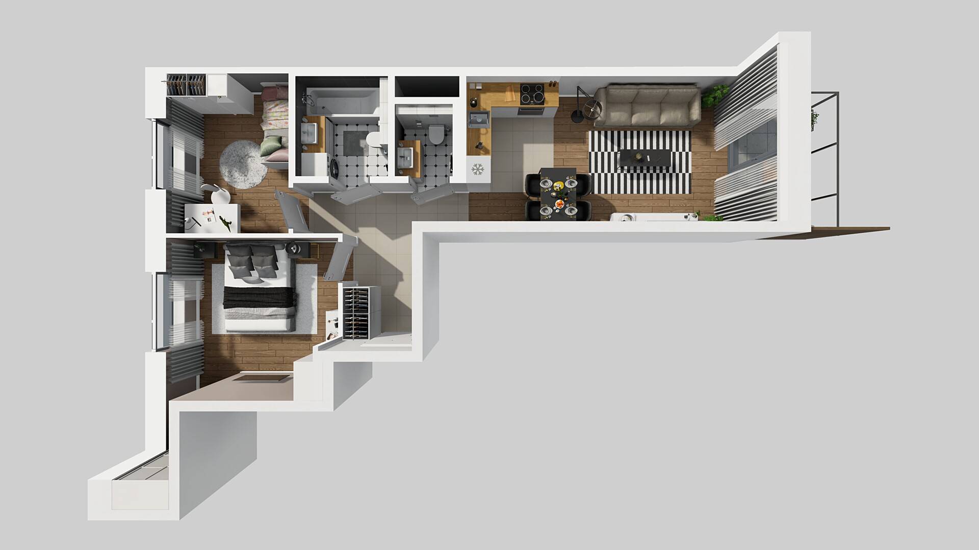 APARTAMENTY BEETHOVENA - lokal B 44, budynek B
