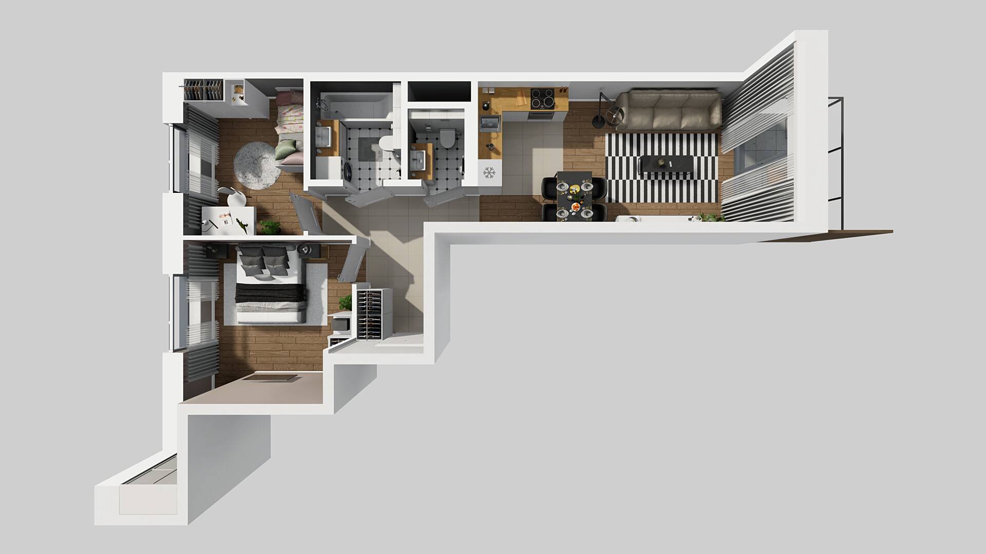 APARTAMENTY BEETHOVENA - lokal B 48, budynek B