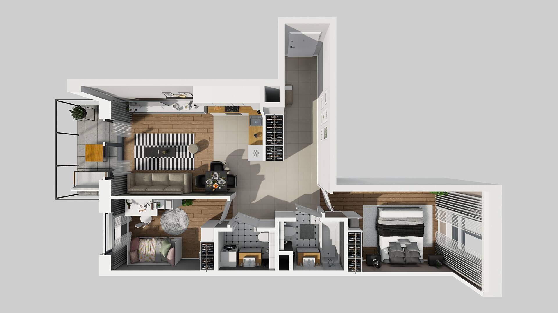 APARTAMENTY BEETHOVENA - lokal B 53, budynek B