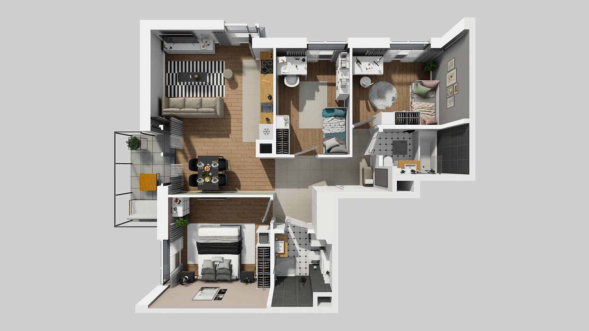 APARTAMENTY BEETHOVENA - lokal B 54, budynek B