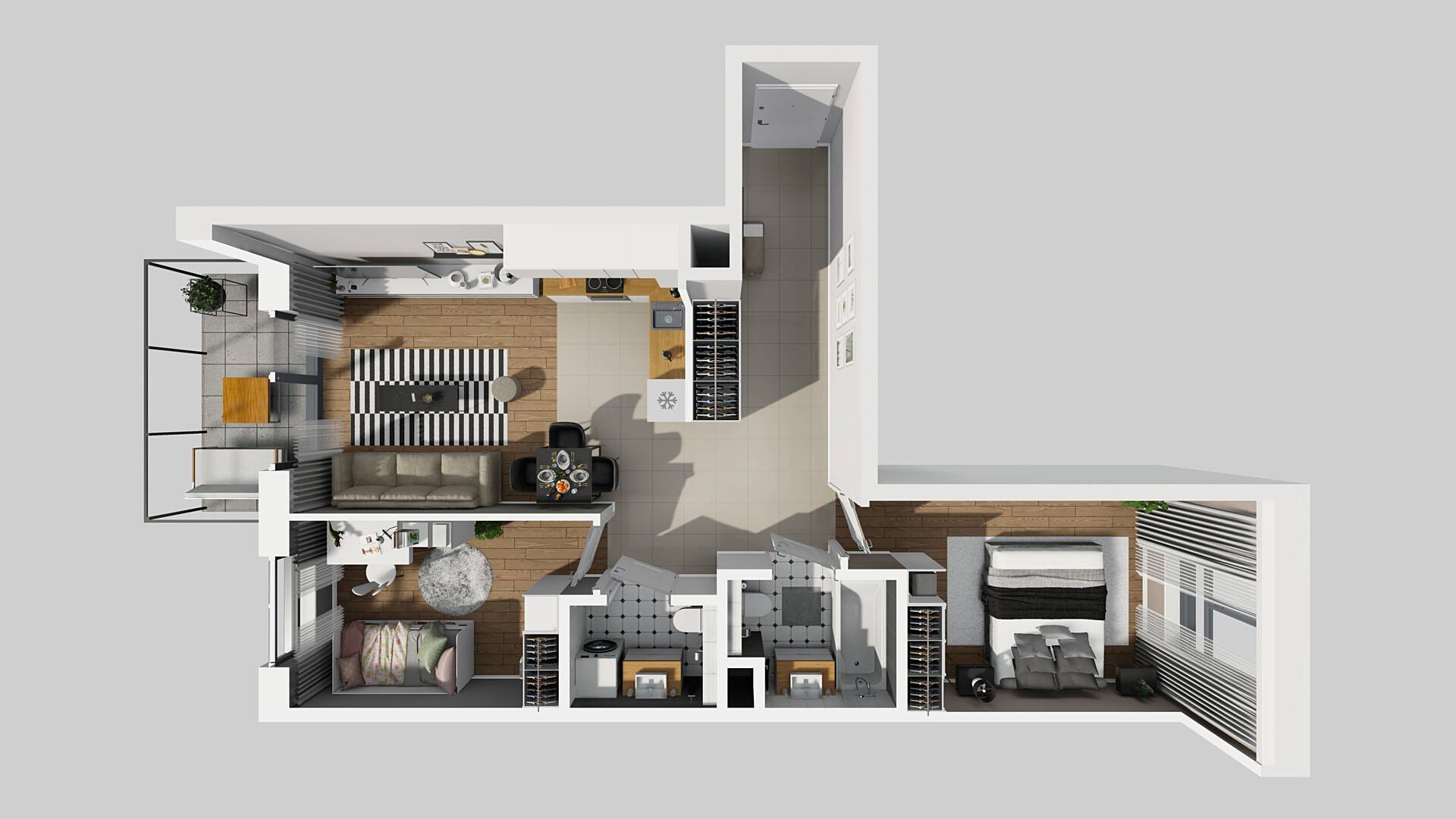 APARTAMENTY BEETHOVENA - lokal B 62, budynek B