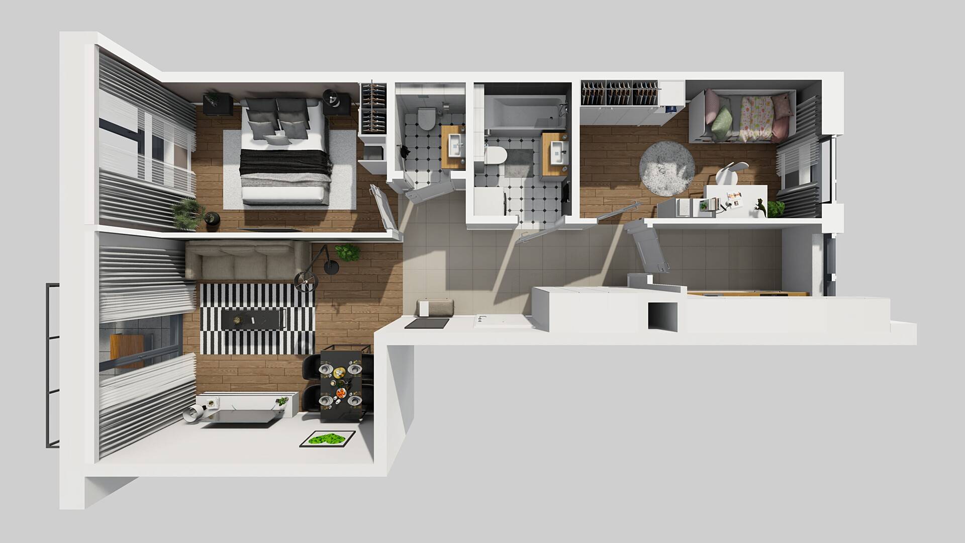 APARTAMENTY BEETHOVENA - lokal B 67, budynek B