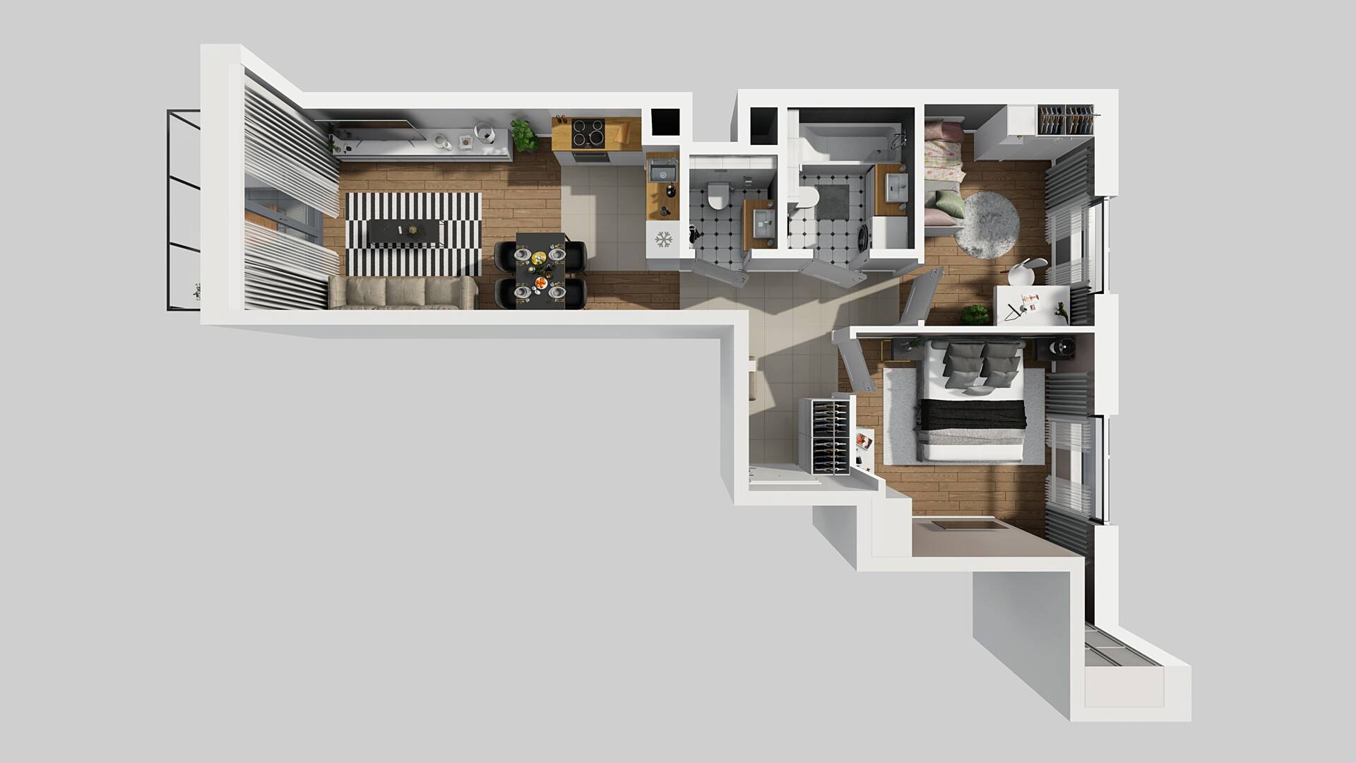 APARTAMENTY BEETHOVENA - lokal B 74, budynek B