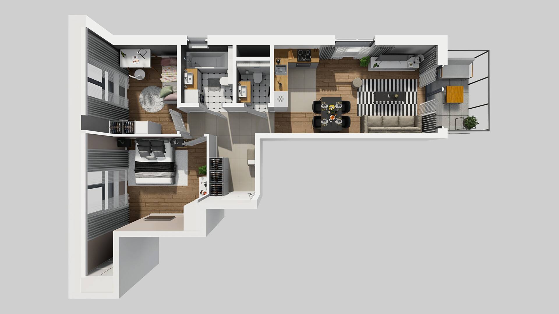 APARTAMENTY BEETHOVENA - lokal B 94, budynek B