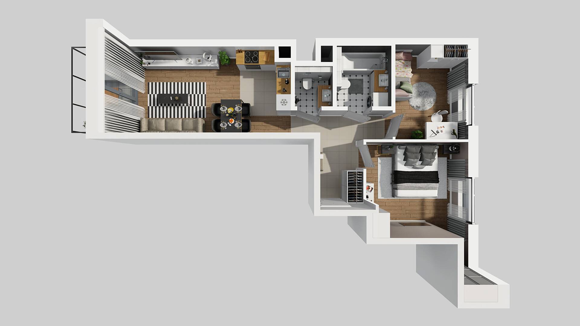 APARTAMENTY BEETHOVENA - lokal B 78, budynek B