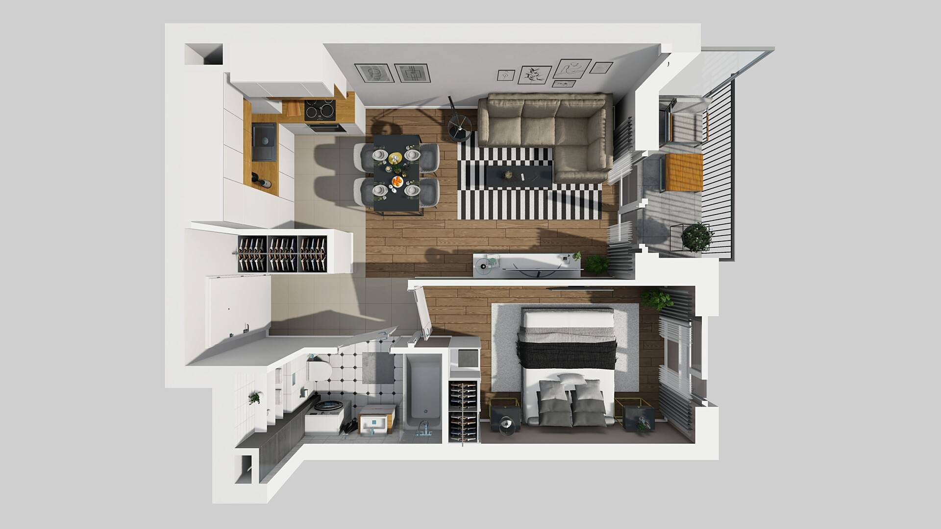 OSIEDLE ARKADIA – inwestycja Dom Development - lokal B1 13, budynek B1