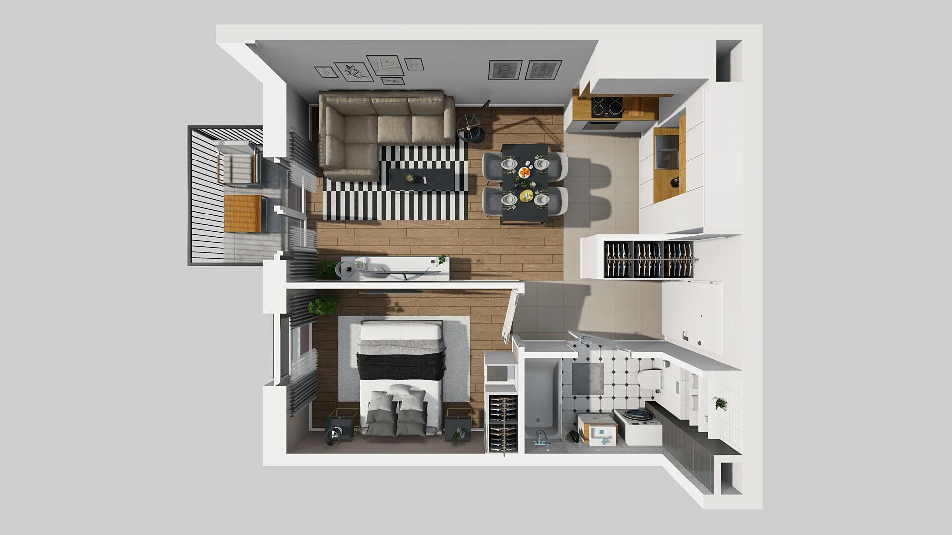 OSIEDLE ARKADIA – inwestycja Dom Development - lokal B1 21, budynek B1