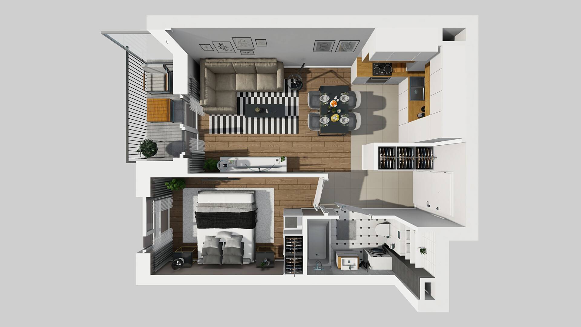 OSIEDLE ARKADIA – inwestycja Dom Development - lokal B1 28, budynek B1