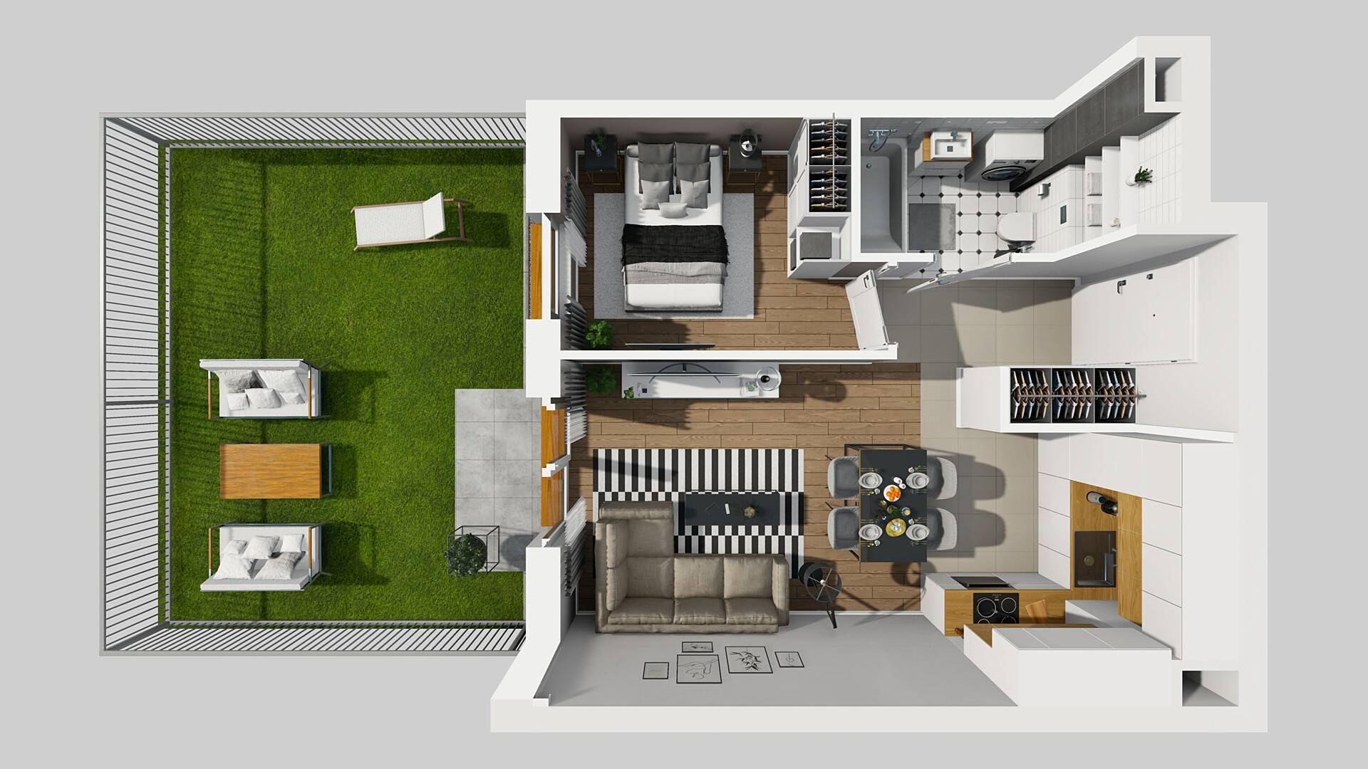 OSIEDLE ARKADIA – inwestycja Dom Development - lokal B1 51, budynek B1