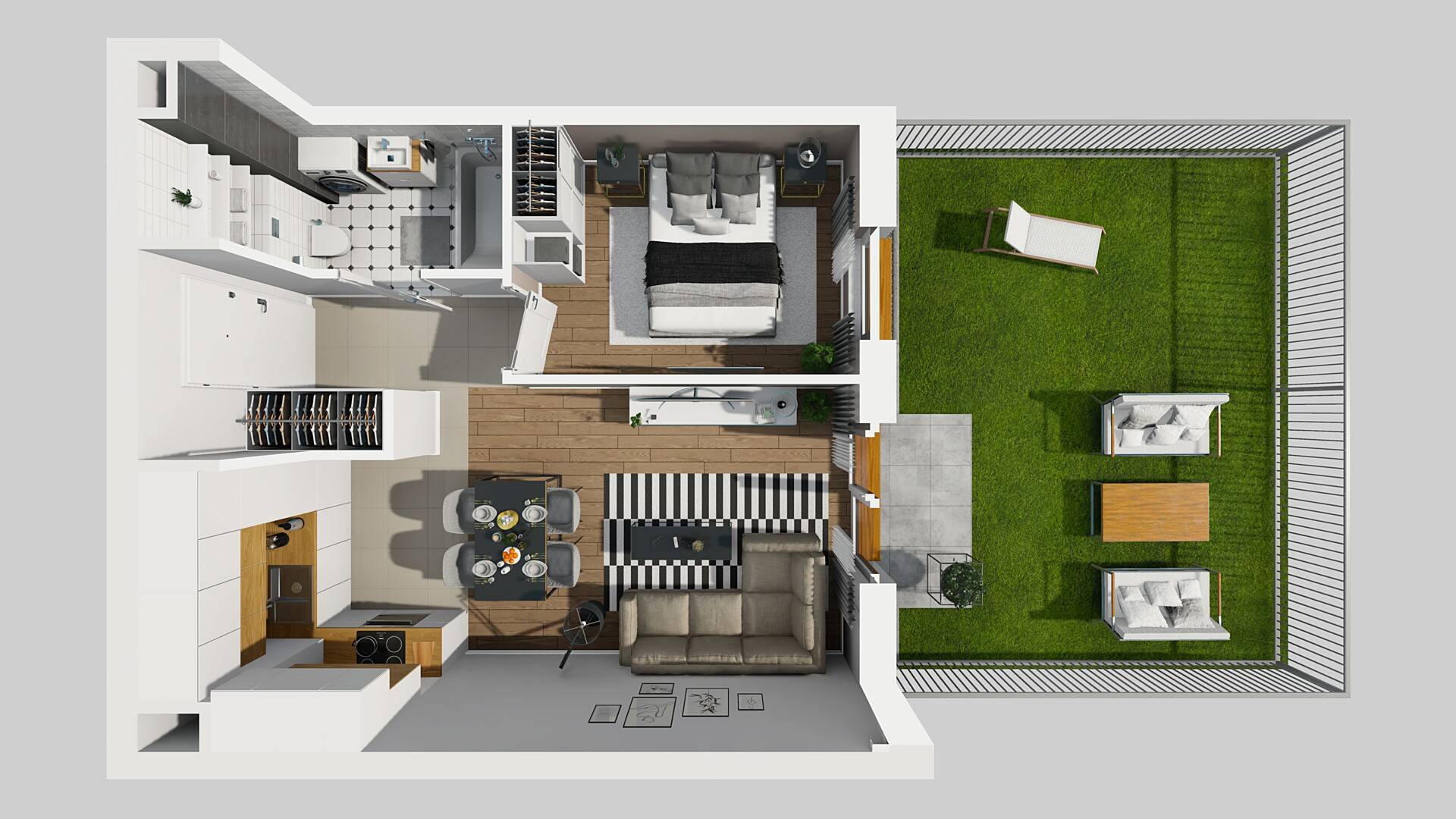 OSIEDLE ARKADIA – inwestycja Dom Development - lokal B1 52, budynek B1
