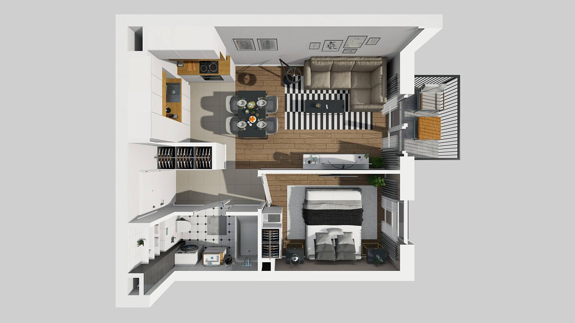 OSIEDLE ARKADIA – inwestycja Dom Development - lokal B1 98, budynek B1