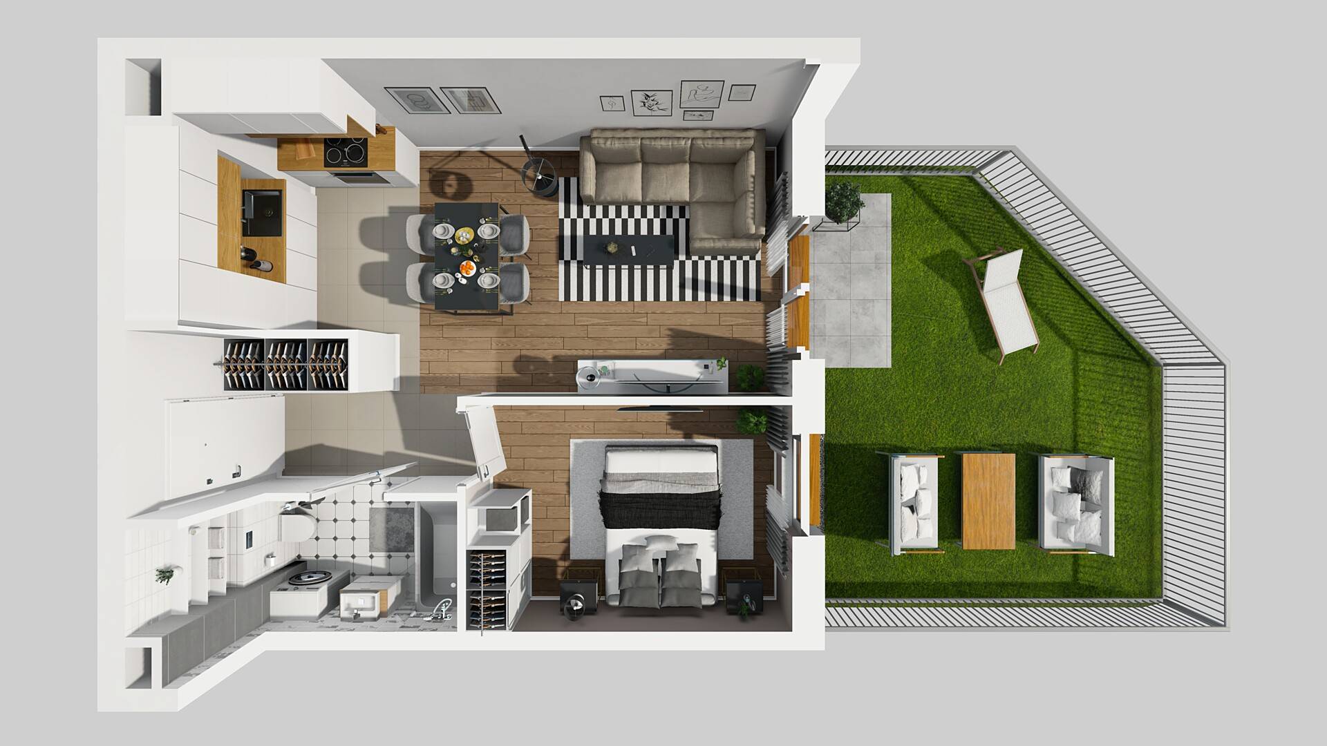 OSIEDLE ARKADIA – inwestycja Dom Development - lokal B1 1, budynek B1