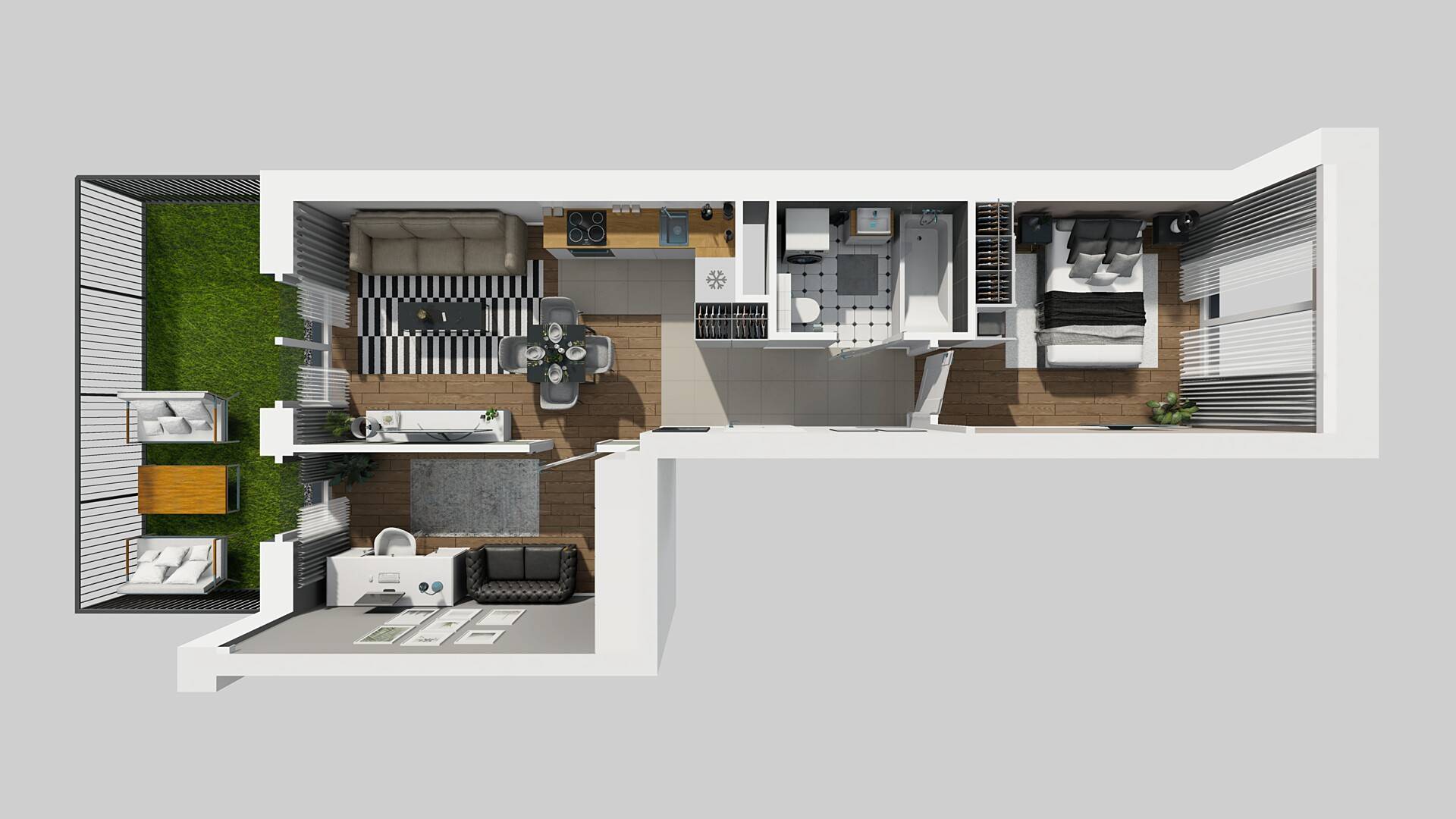 APARTAMENTY PARK MATECZNEGO - lokal I-14, budynek I