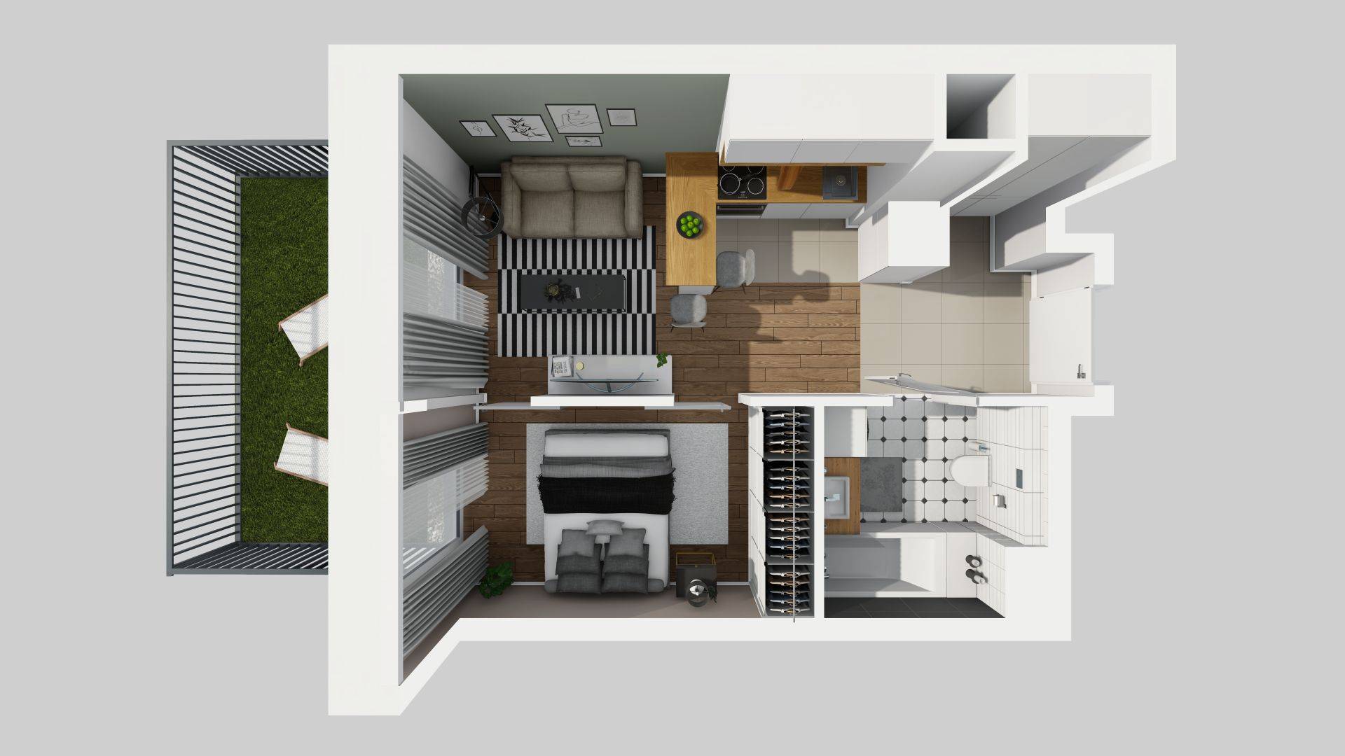 APARTAMENTY PARK MATECZNEGO - lokal B-44, budynek B