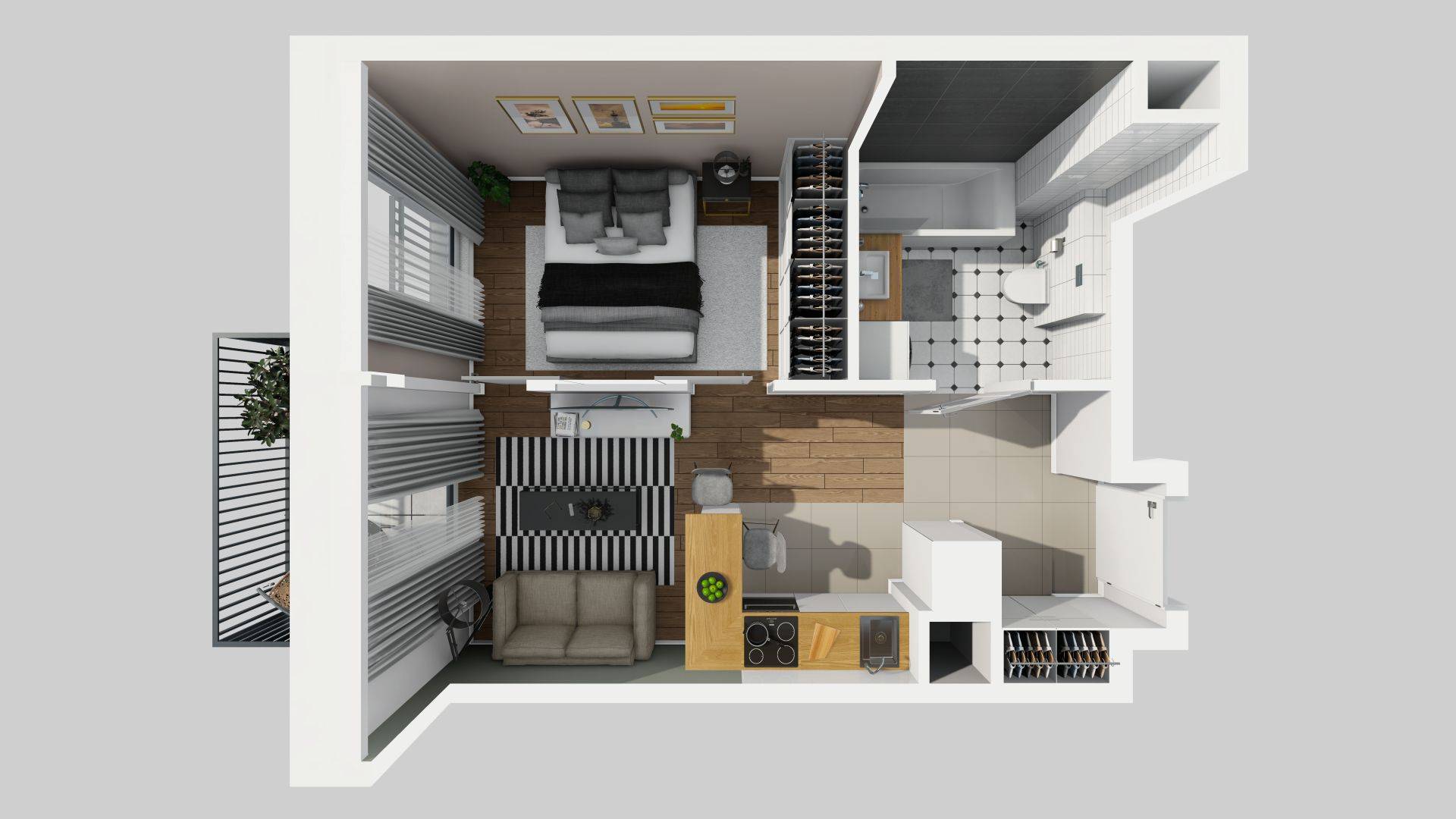 APARTAMENTY PARK MATECZNEGO - lokal B-52, budynek B