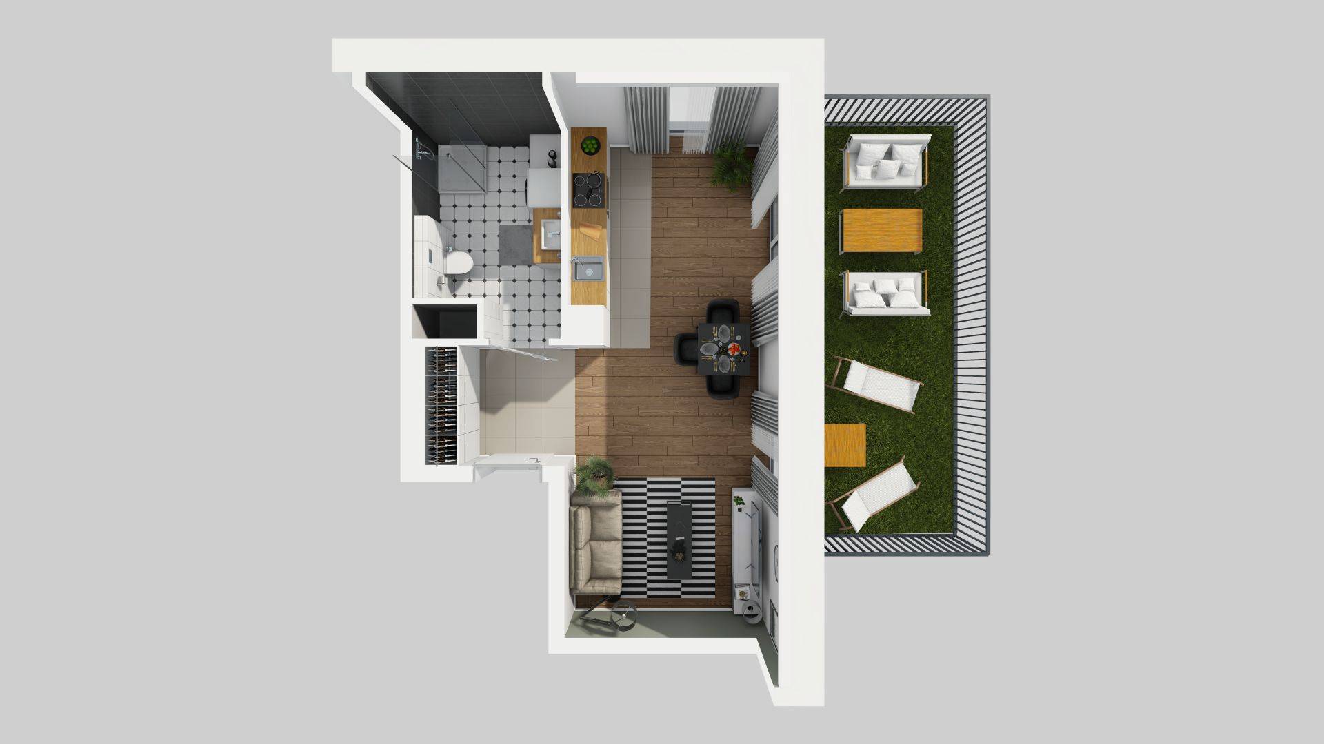 APARTAMENTY PARK MATECZNEGO - lokal B-70, budynek B