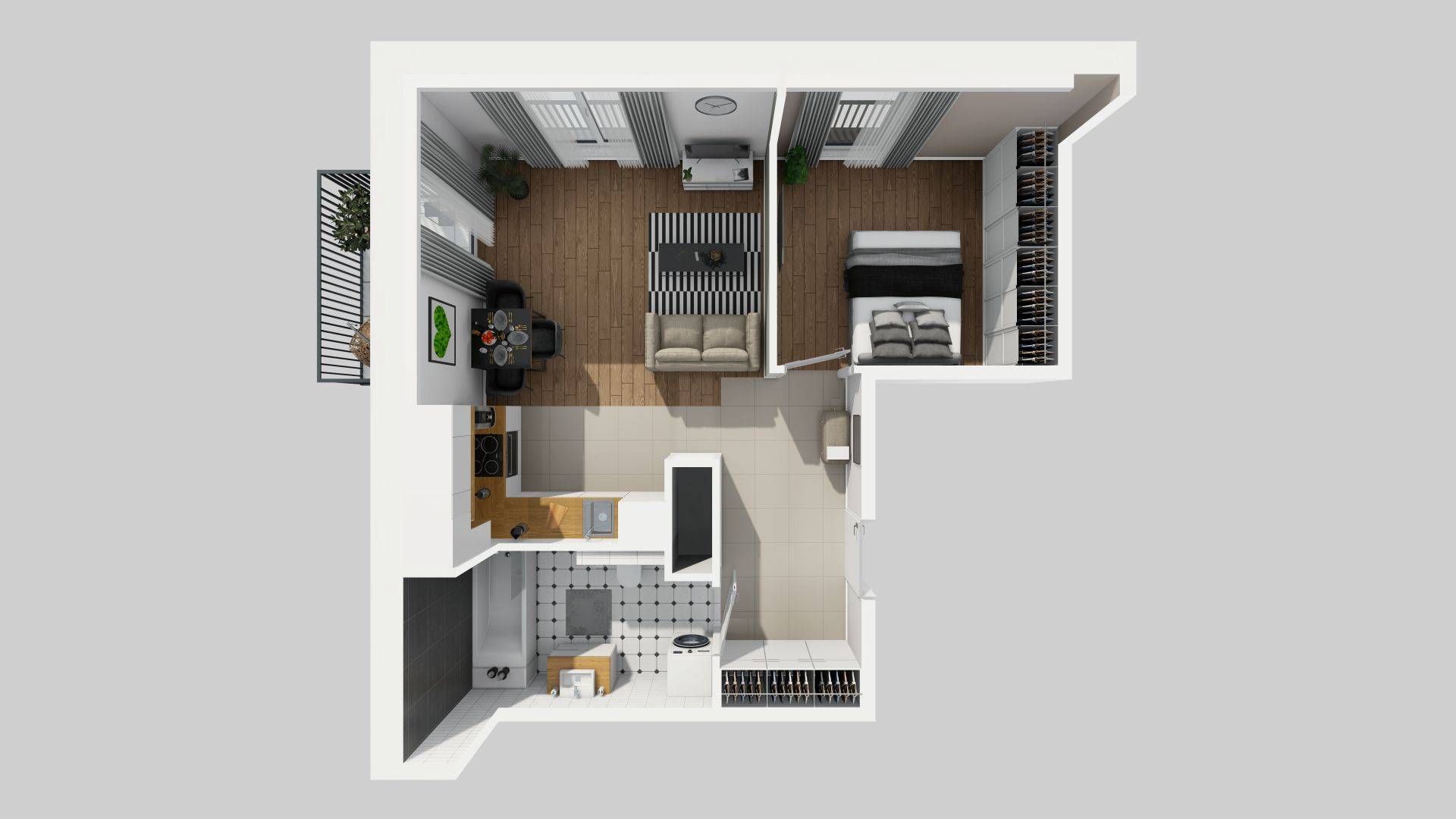 APARTAMENTY PARK MATECZNEGO - lokal B-73, budynek B