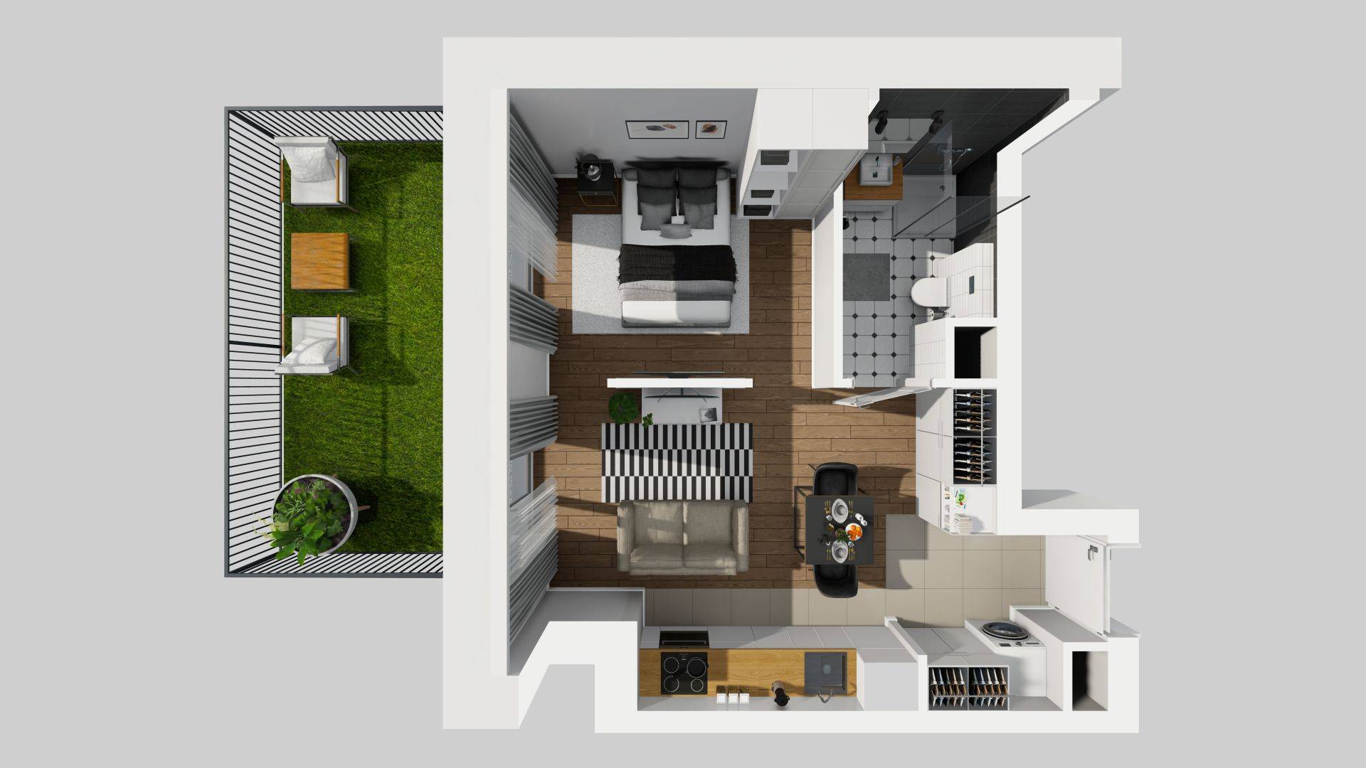 APARTAMENTY PARK MATECZNEGO - lokal E-23, budynek E