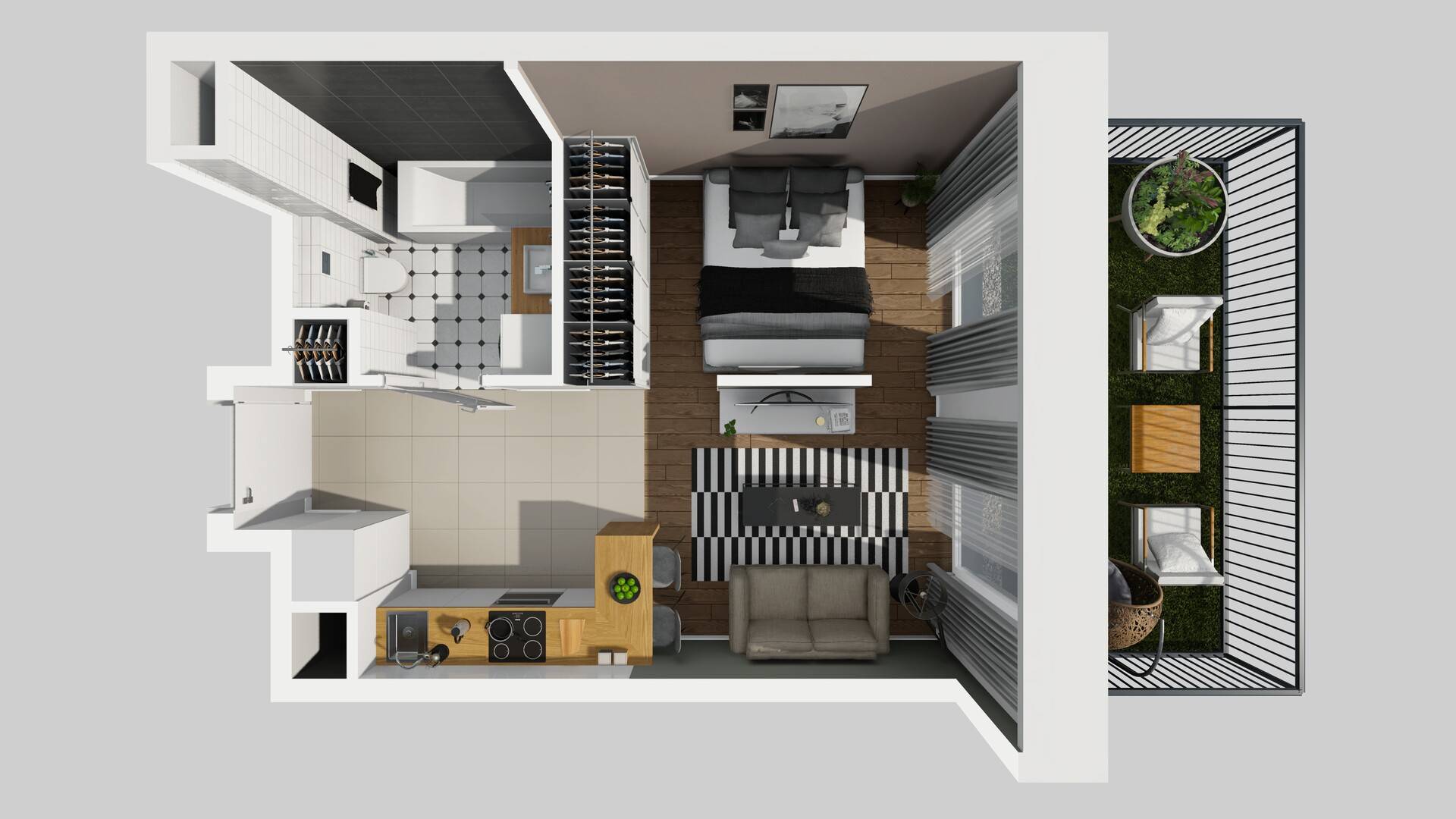 APARTAMENTY PARK MATECZNEGO - lokal F-2, budynek F