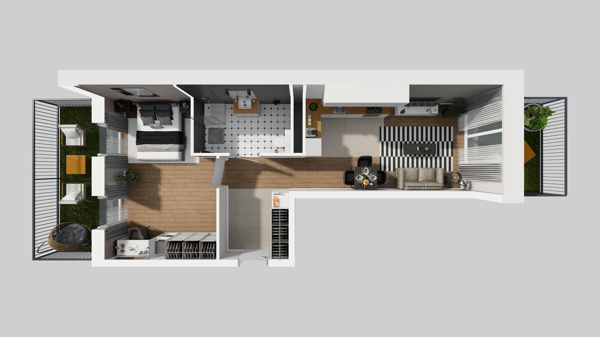 APARTAMENTY PARK MATECZNEGO - lokal F-1, budynek F