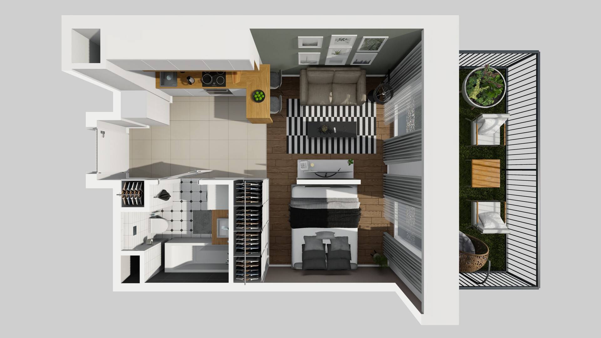 APARTAMENTY PARK MATECZNEGO - lokal F-3, budynek F