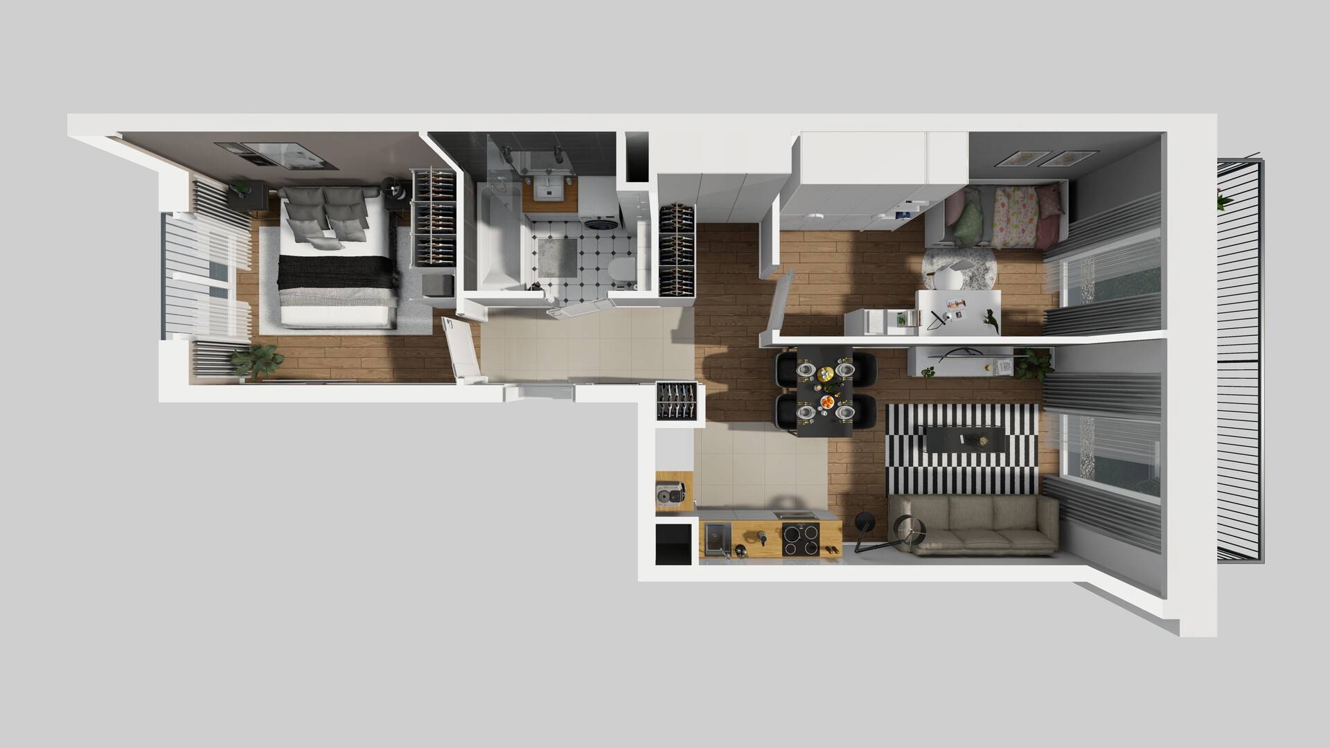 APARTAMENTY PARK MATECZNEGO - lokal F-47, budynek F