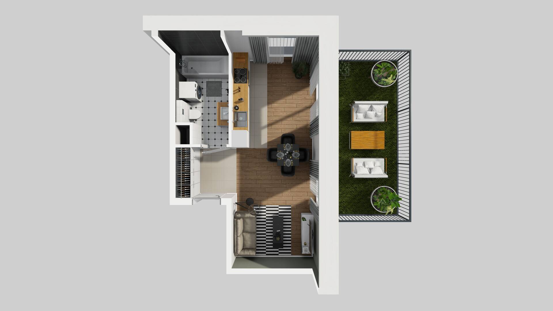 APARTAMENTY PARK MATECZNEGO - lokal F-48, budynek F