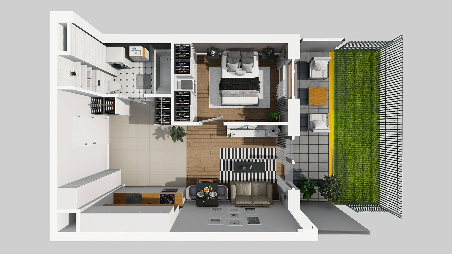 APARTAMENTY LITERACKA - lokal E 176, budynek E