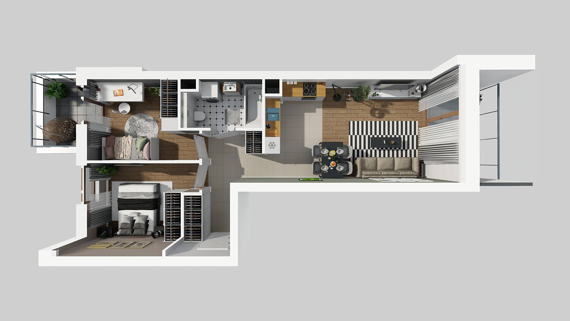 APARTAMENTY LITERACKA - lokal E 183, budynek E