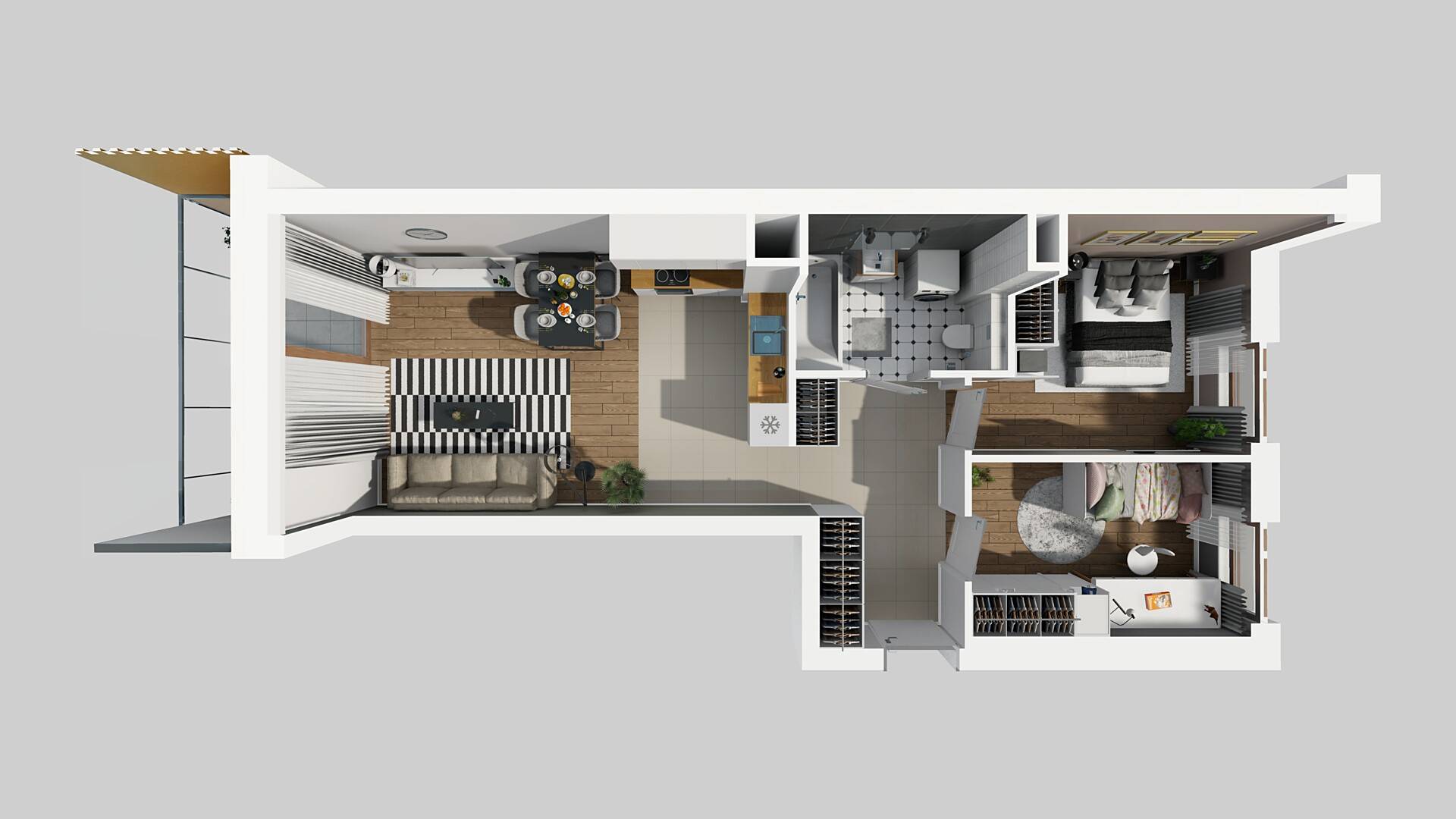 APARTAMENTY LITERACKA - lokal E 190, budynek E