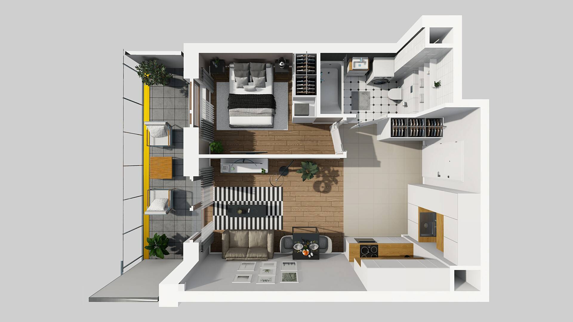 APARTAMENTY LITERACKA - lokal E 201, budynek E