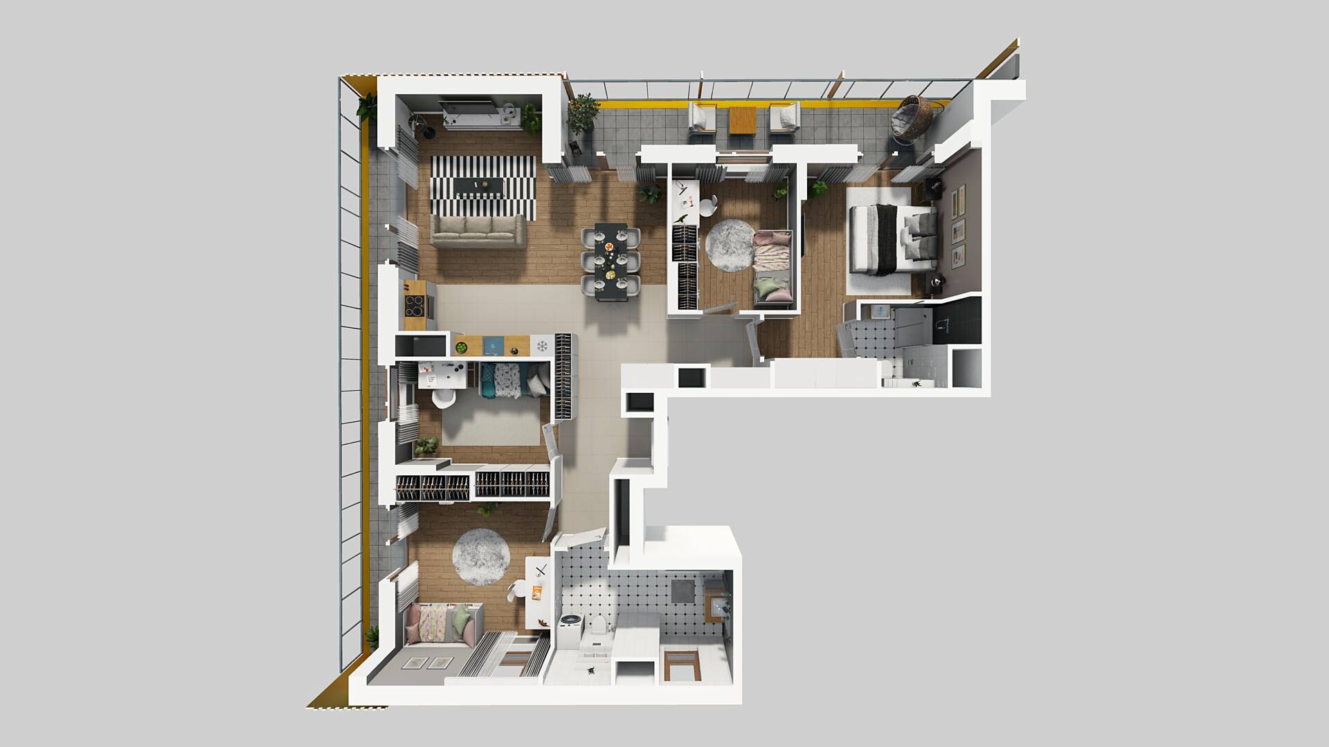 APARTAMENTY LITERACKA - lokal F 54, budynek F