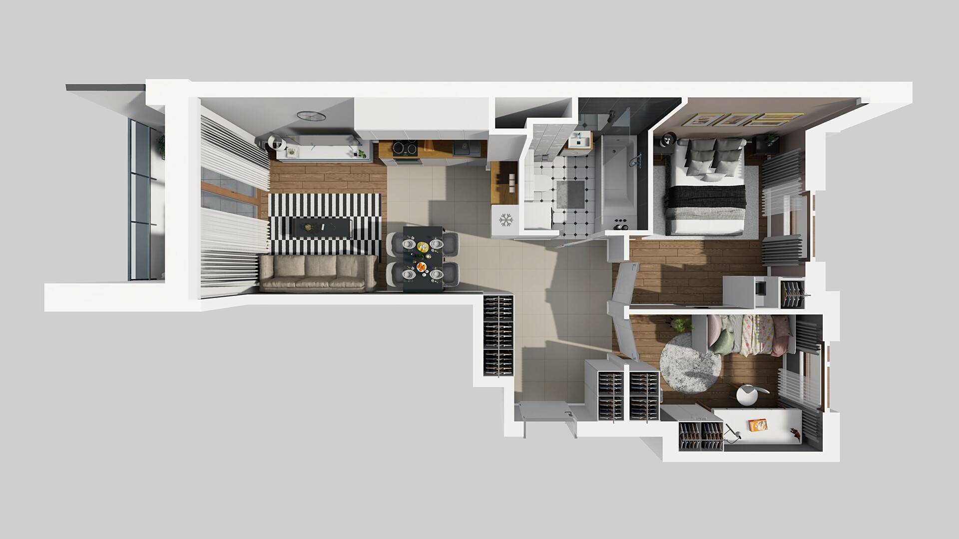 APARTAMENTY LITERACKA - lokal E 57, budynek E