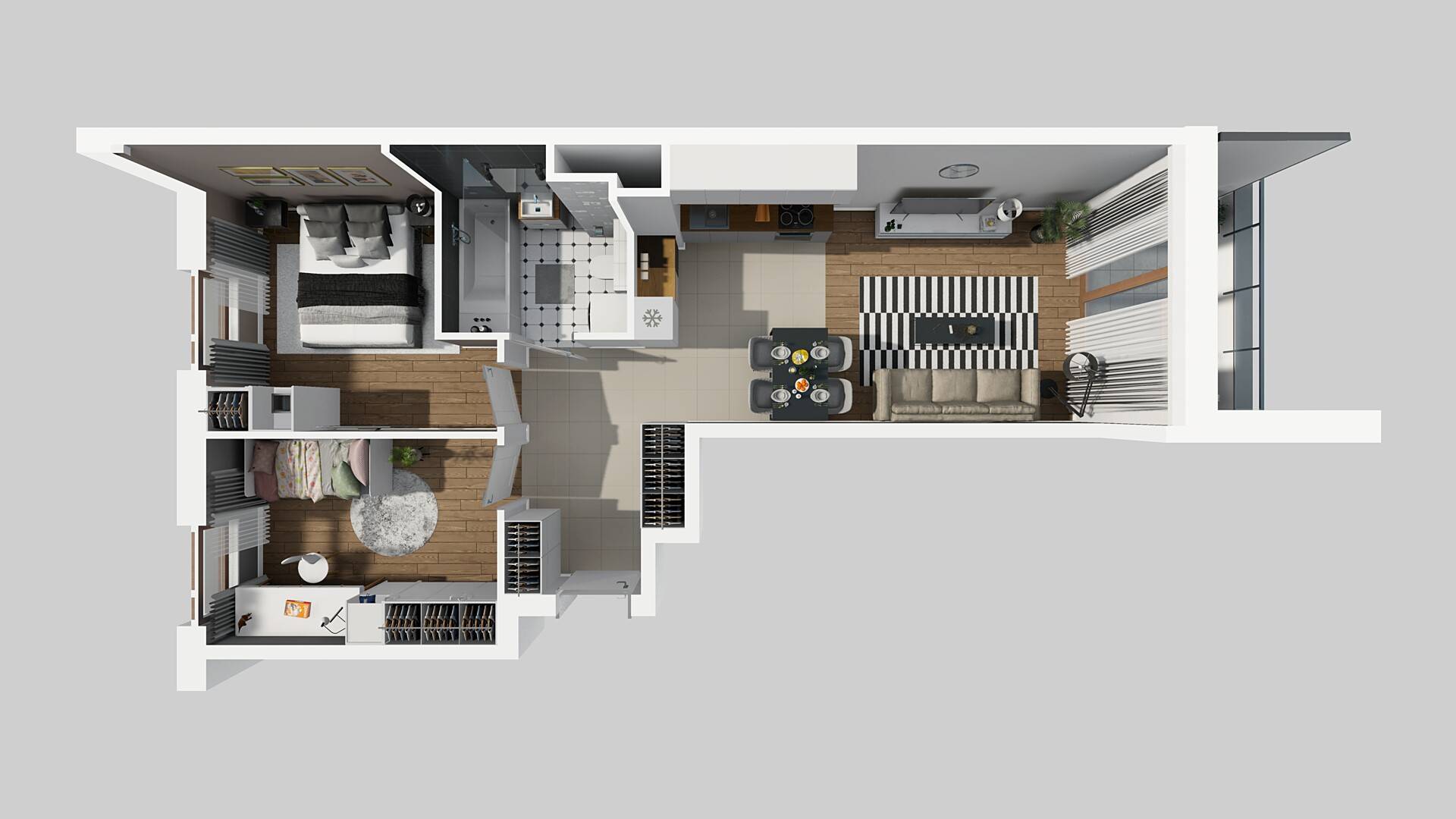 APARTAMENTY LITERACKA - lokal E 74, budynek E