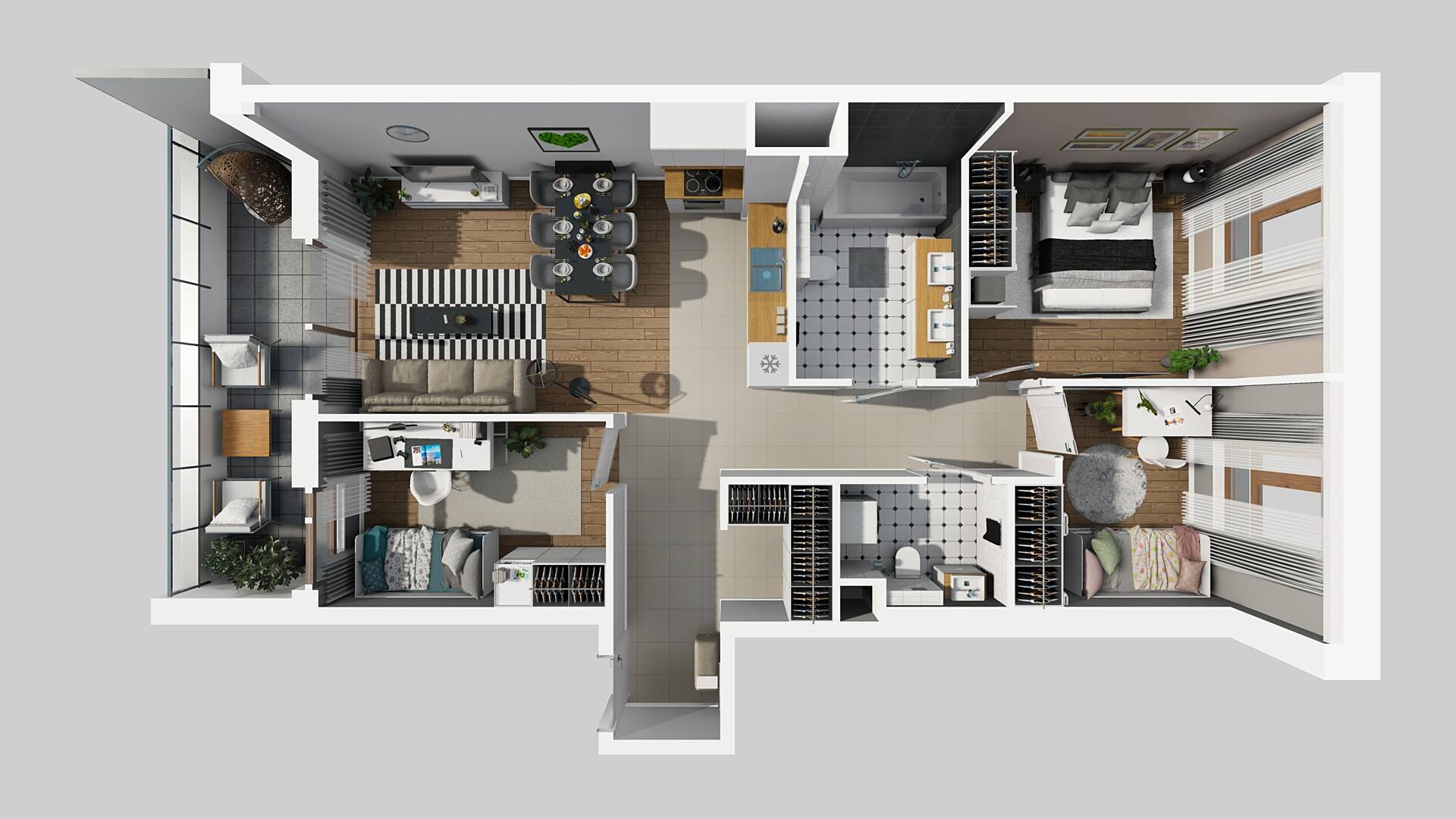 APARTAMENTY LITERACKA - lokal E 78, budynek E