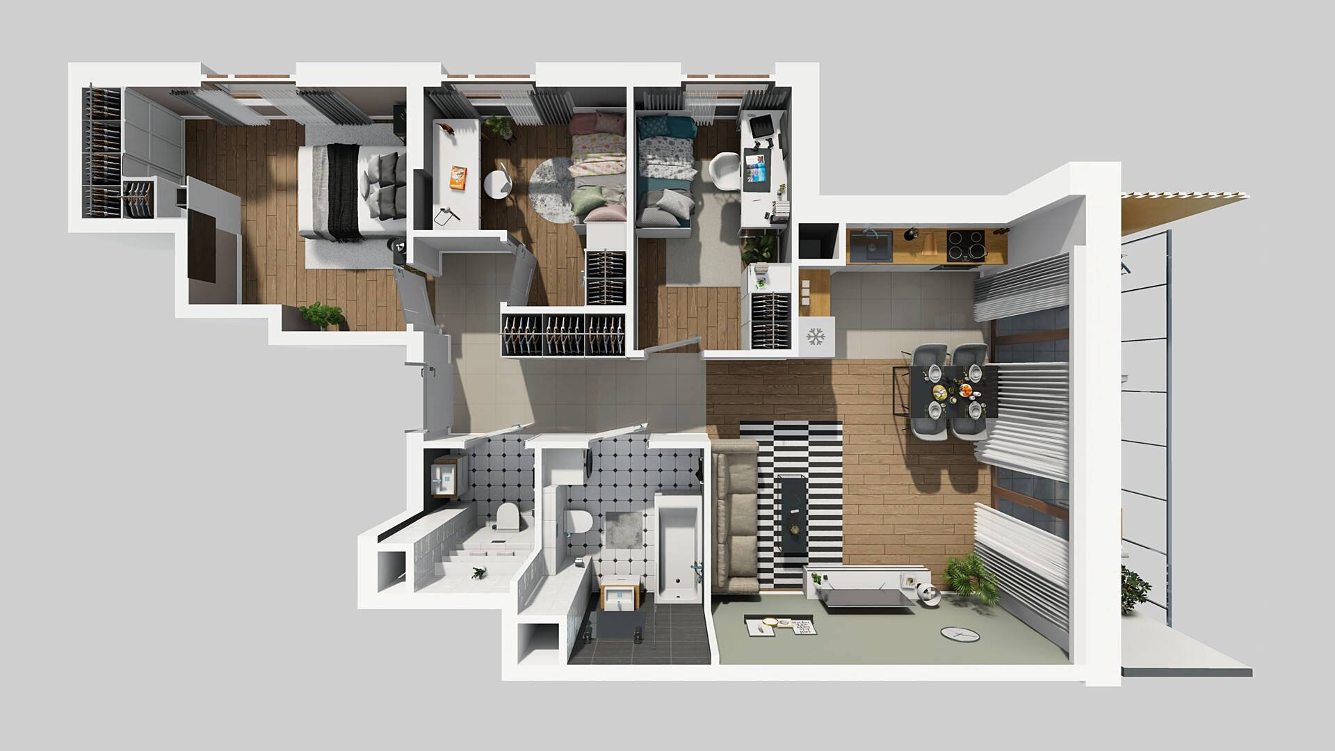 APARTAMENTY LITERACKA - lokal E 100, budynek E