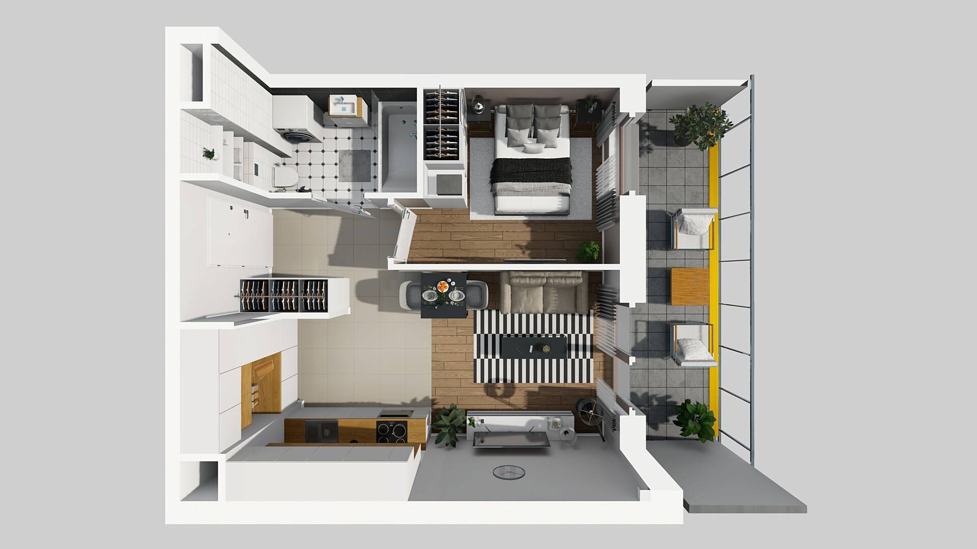 APARTAMENTY LITERACKA - lokal E 108, budynek E