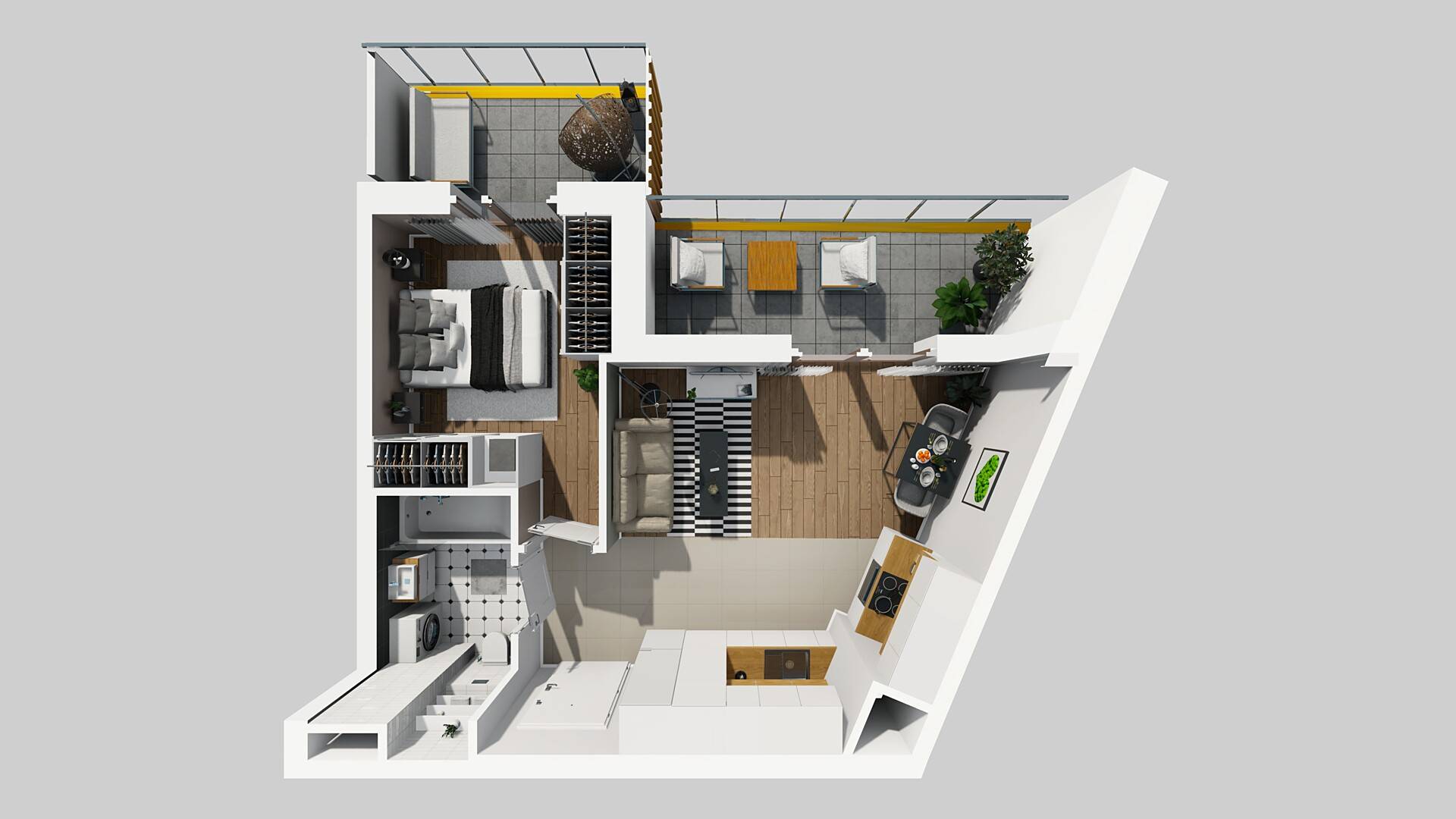 APARTAMENTY LITERACKA - lokal E 103, budynek E