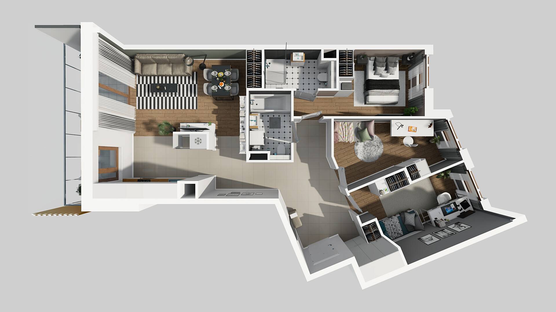 APARTAMENTY LITERACKA - lokal E 104, budynek E