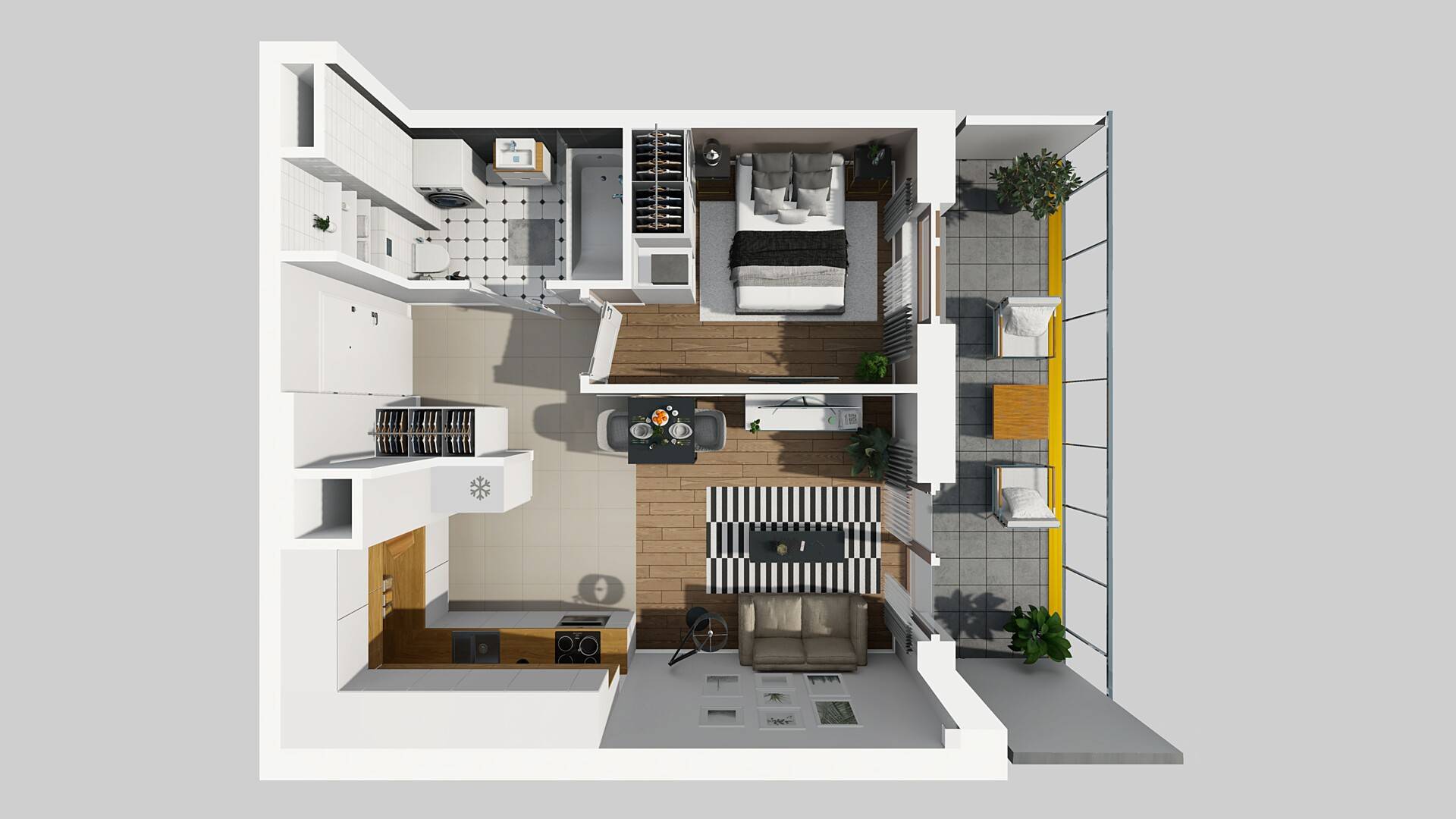 APARTAMENTY LITERACKA - lokal E 116, budynek E