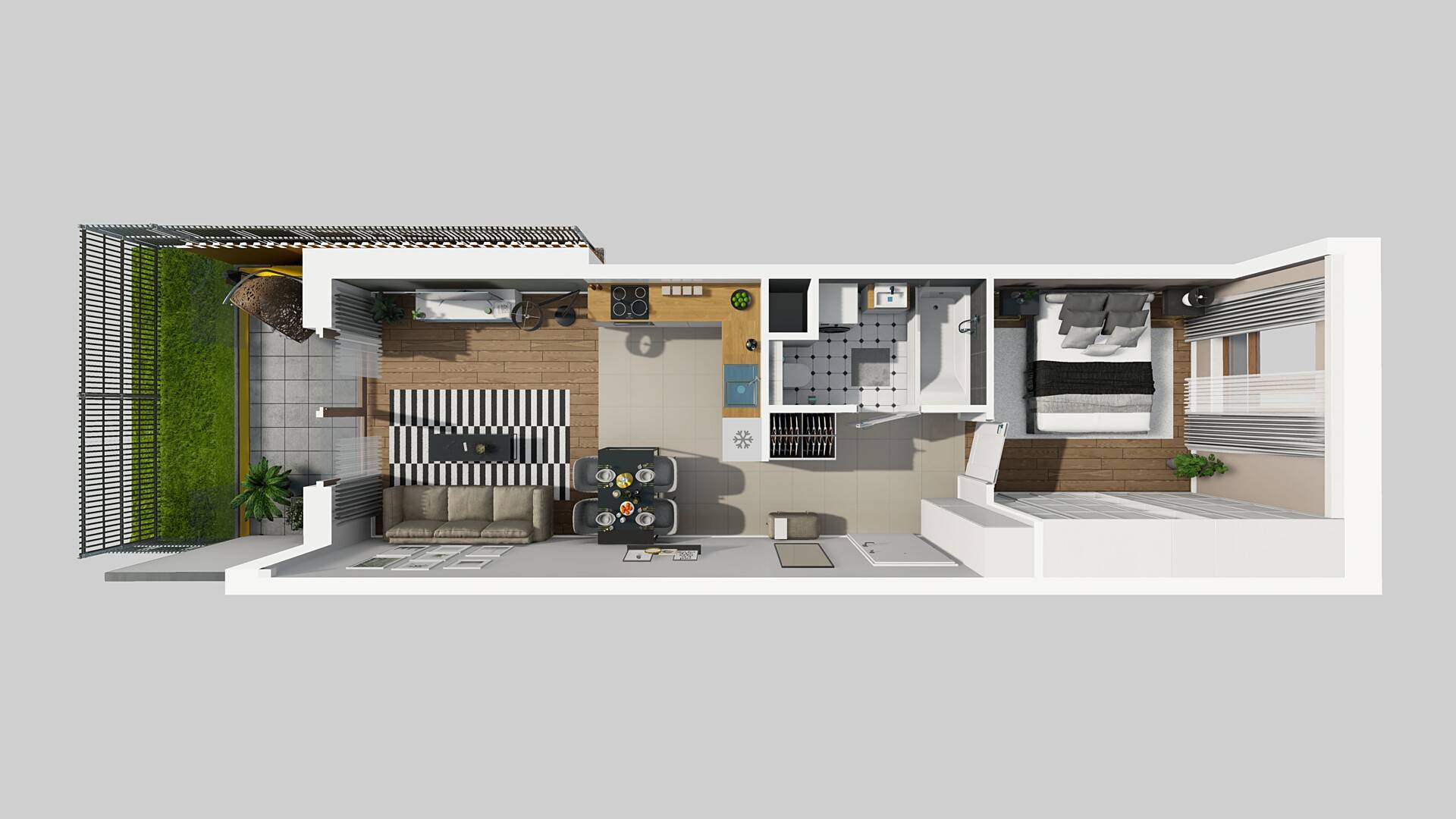 APARTAMENTY LITERACKA - lokal E 122, budynek E